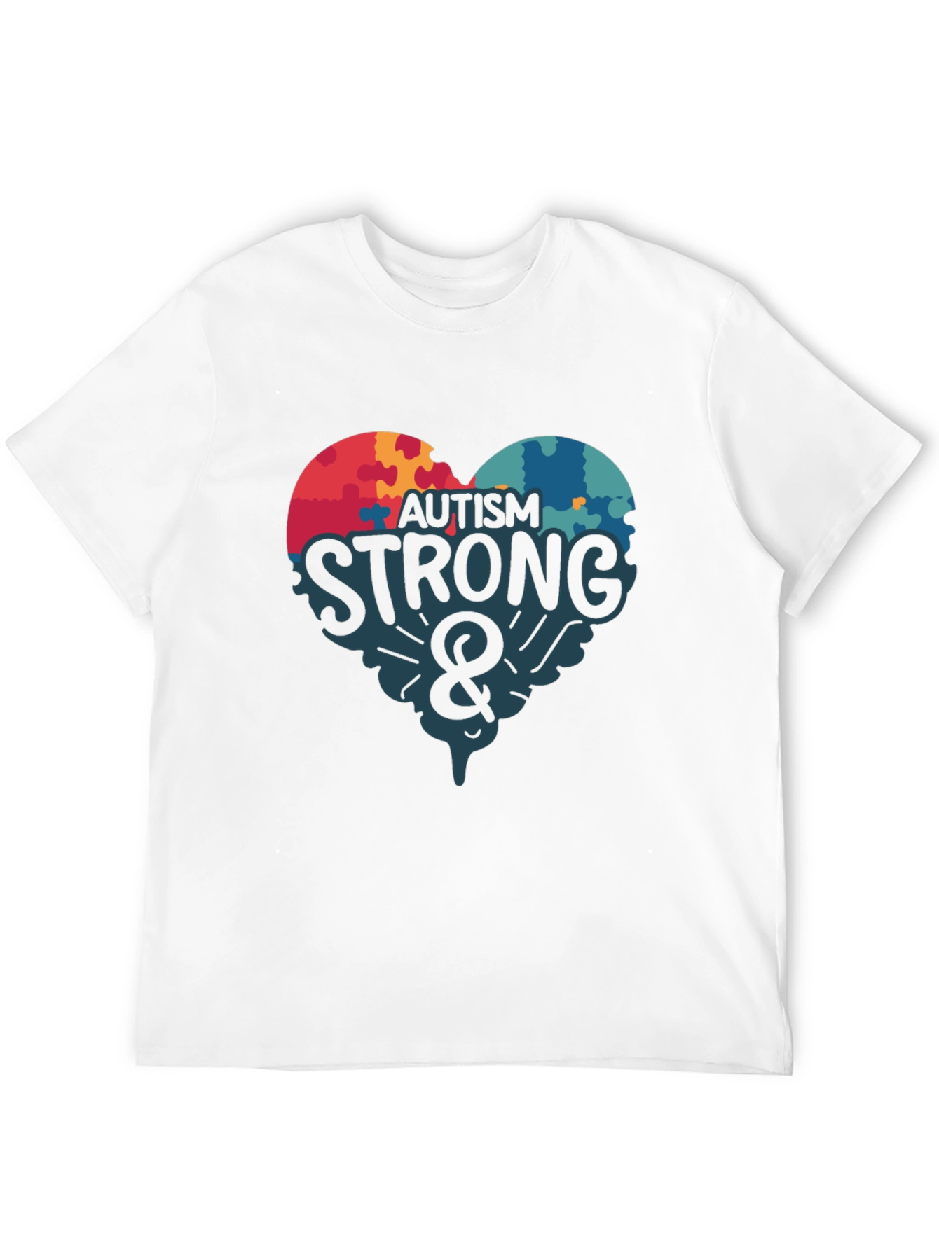 Autism Strong Graphic T-Shirt