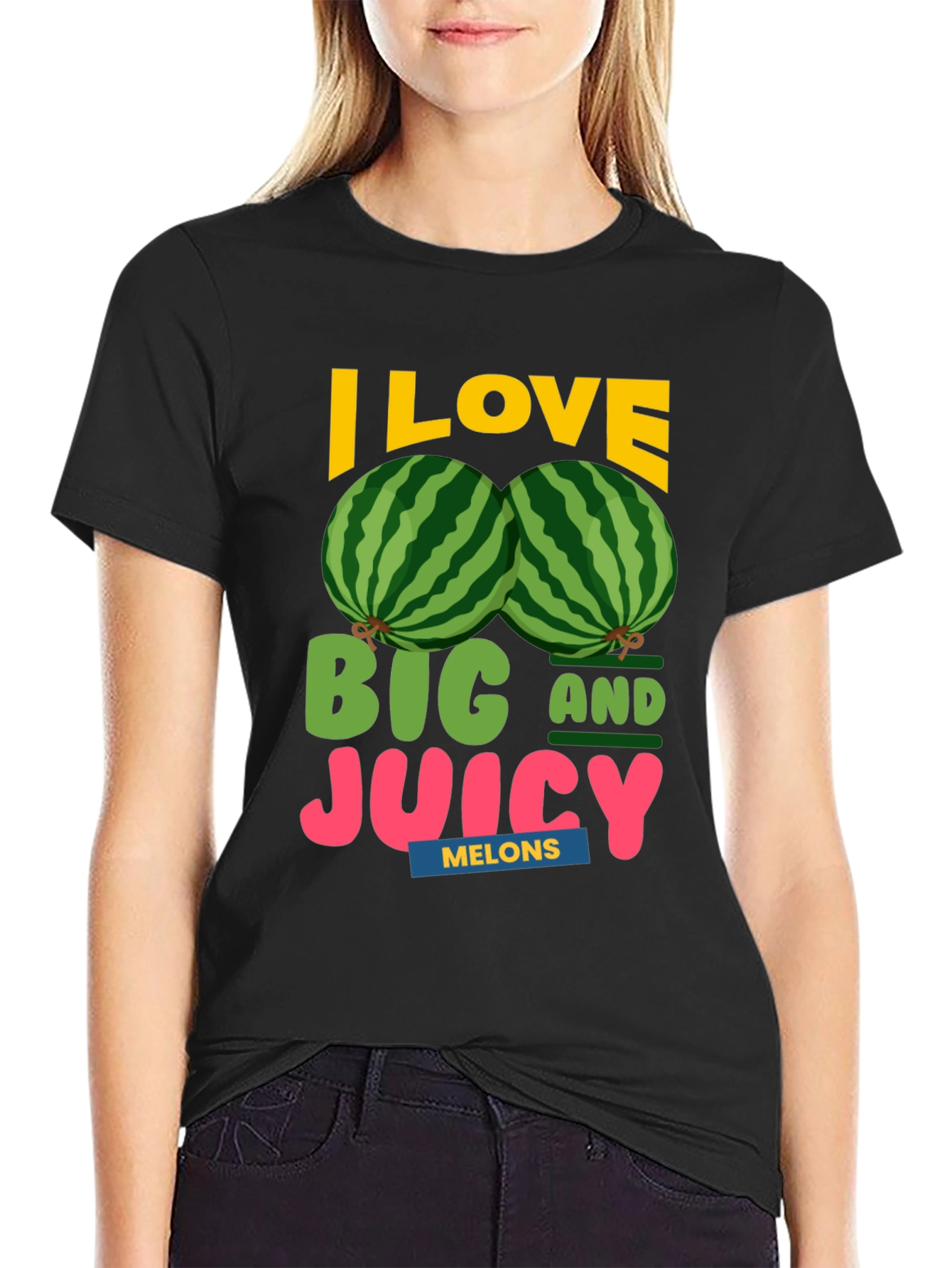 I Love Big and Juicy Melons Graphic Tee