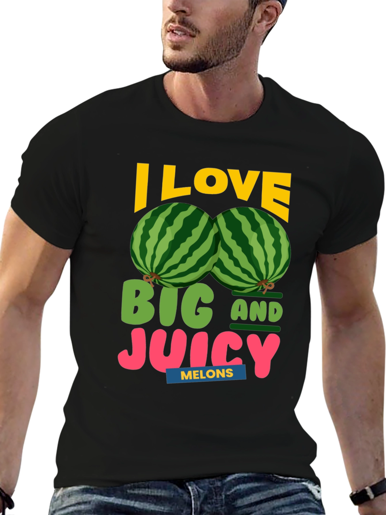 I Love Big and Juicy Melons Graphic Tee