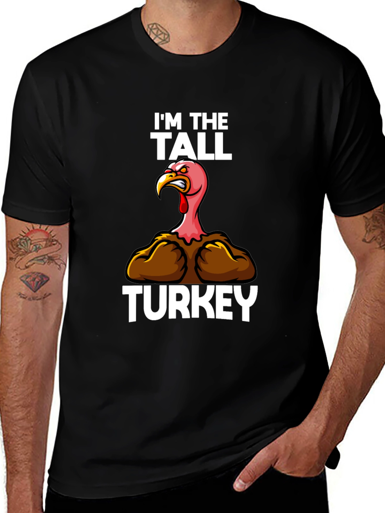 Im the Tall Turkey Funny Thanksgiving T-Shirt