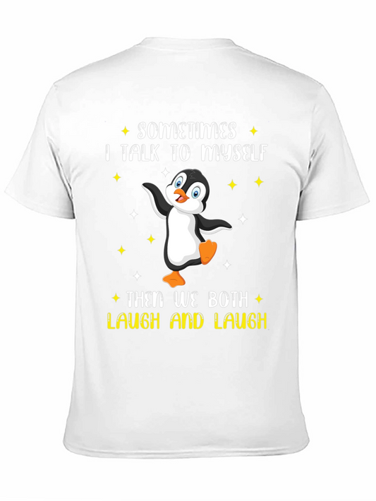 Penguin Laugh Tee - Funny Humor Graphic T-Shirt