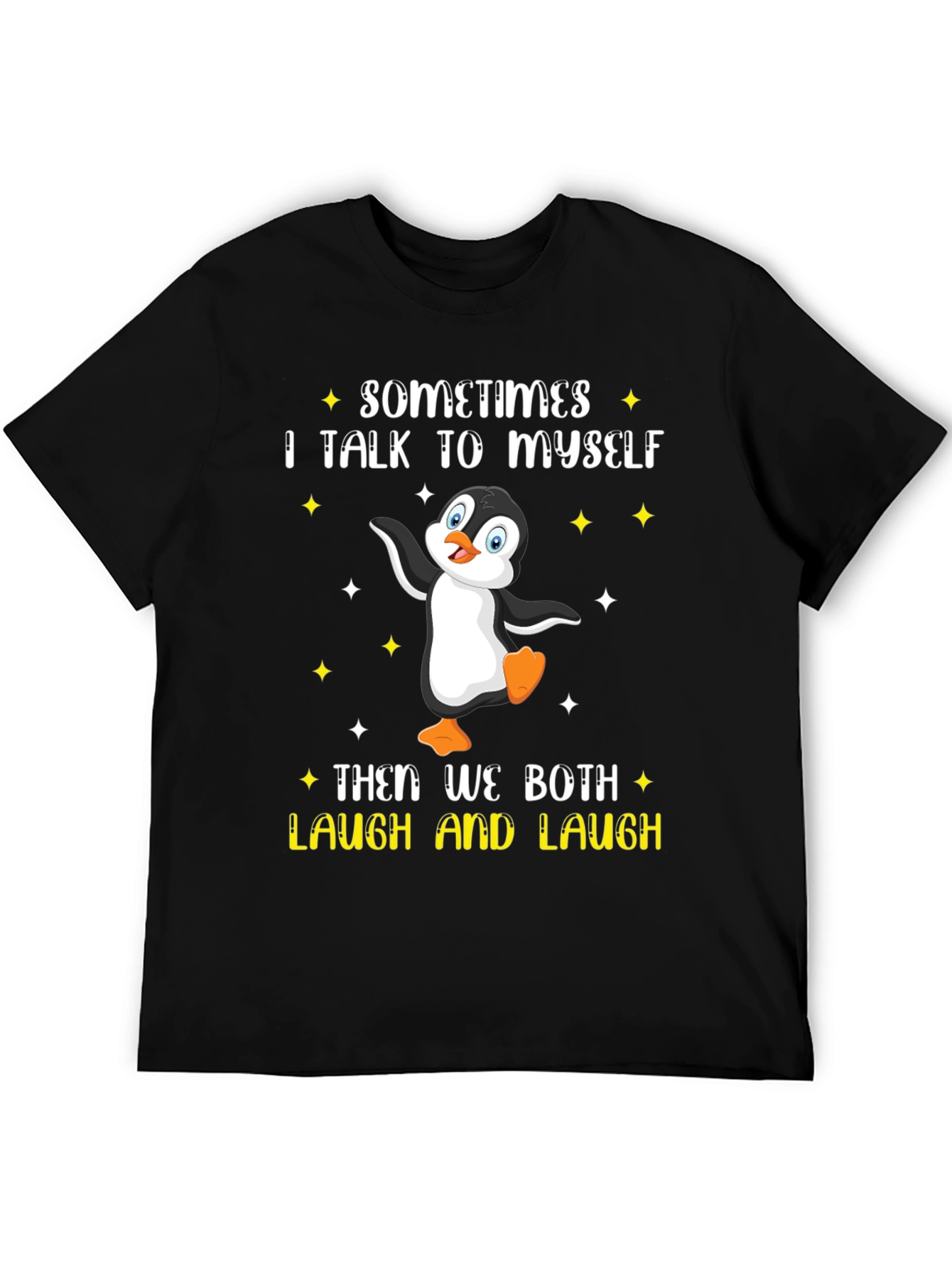 Penguin Laugh Tee - Funny Humor Graphic T-Shirt