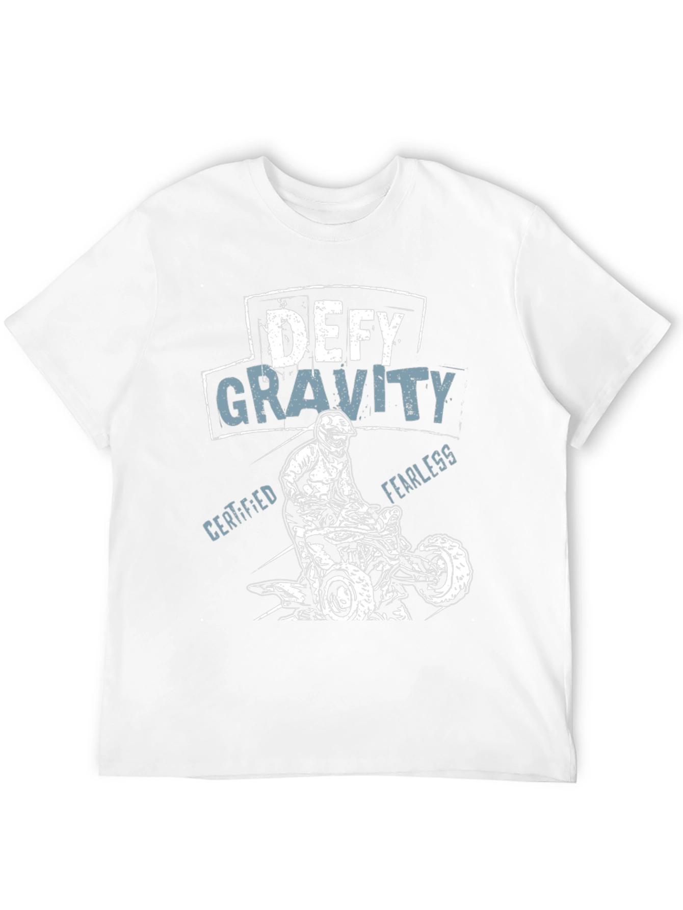 Defy Gravity ATV Rider Graphic T-Shirt - Black
