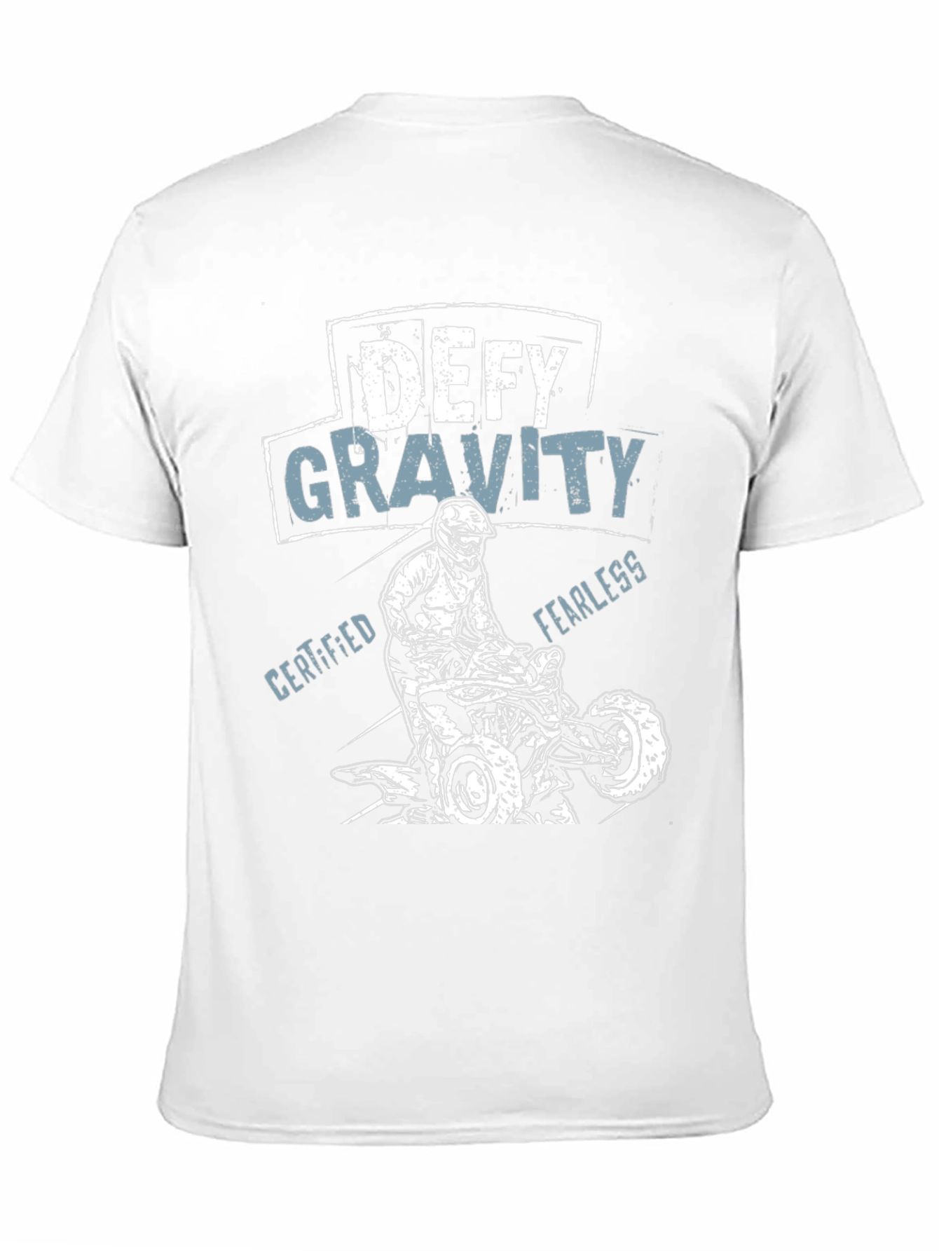 Defy Gravity ATV Rider Graphic T-Shirt - Black