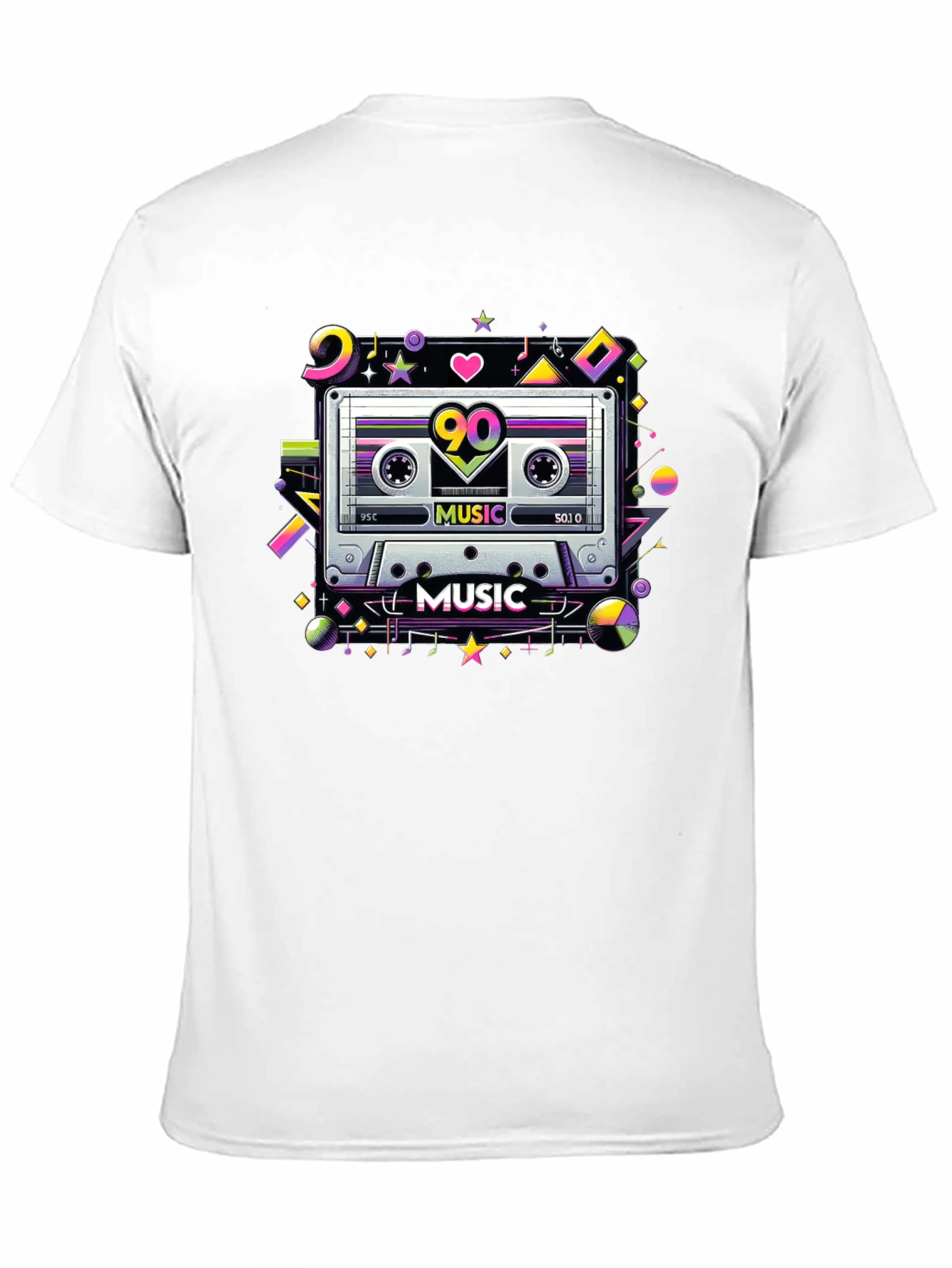 90s Cassette Tape Music Graphic T-Shirt