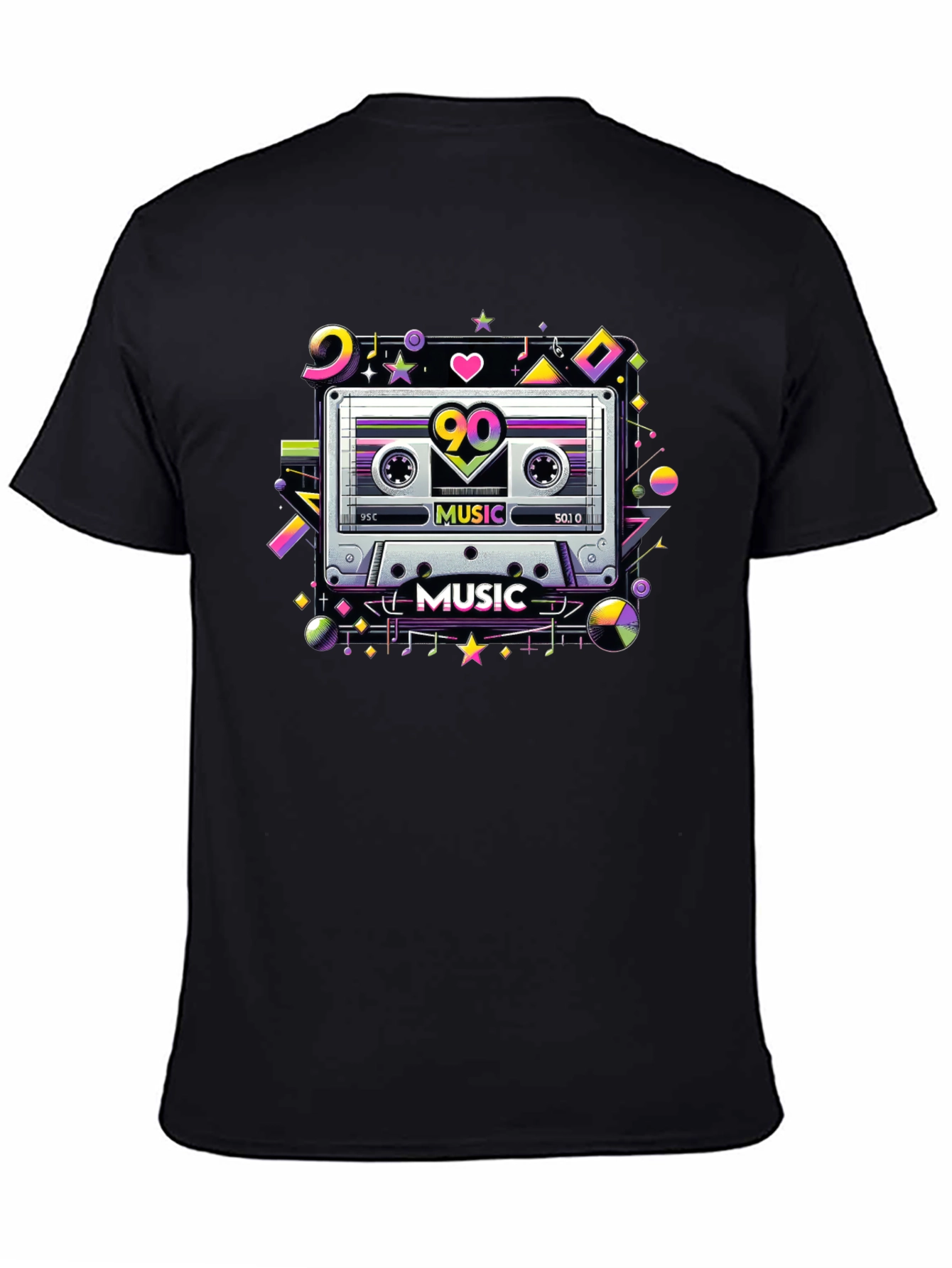 90s Cassette Tape Music Graphic T-Shirt