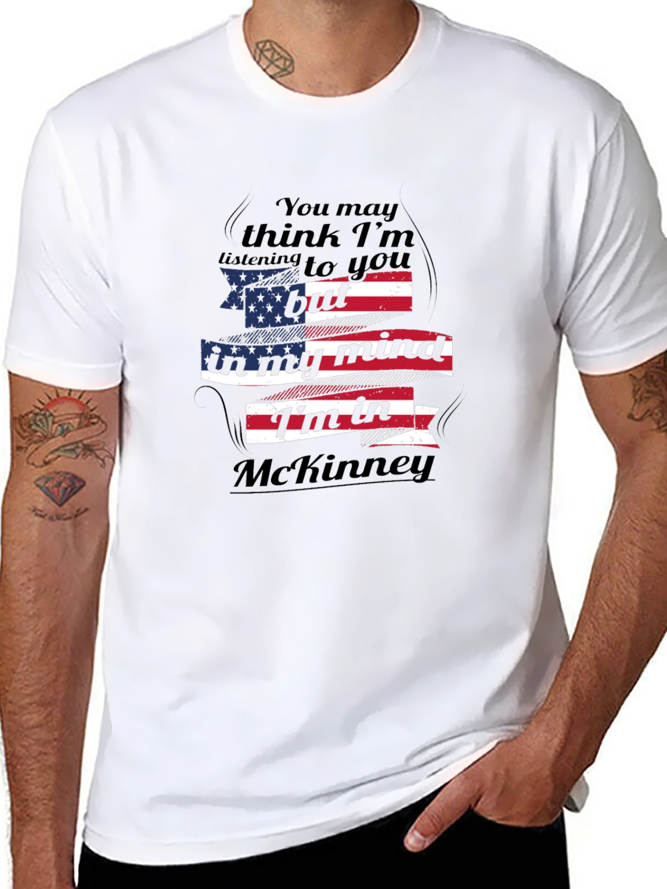 McKinney Mind T-Shirt - Patriotic Design