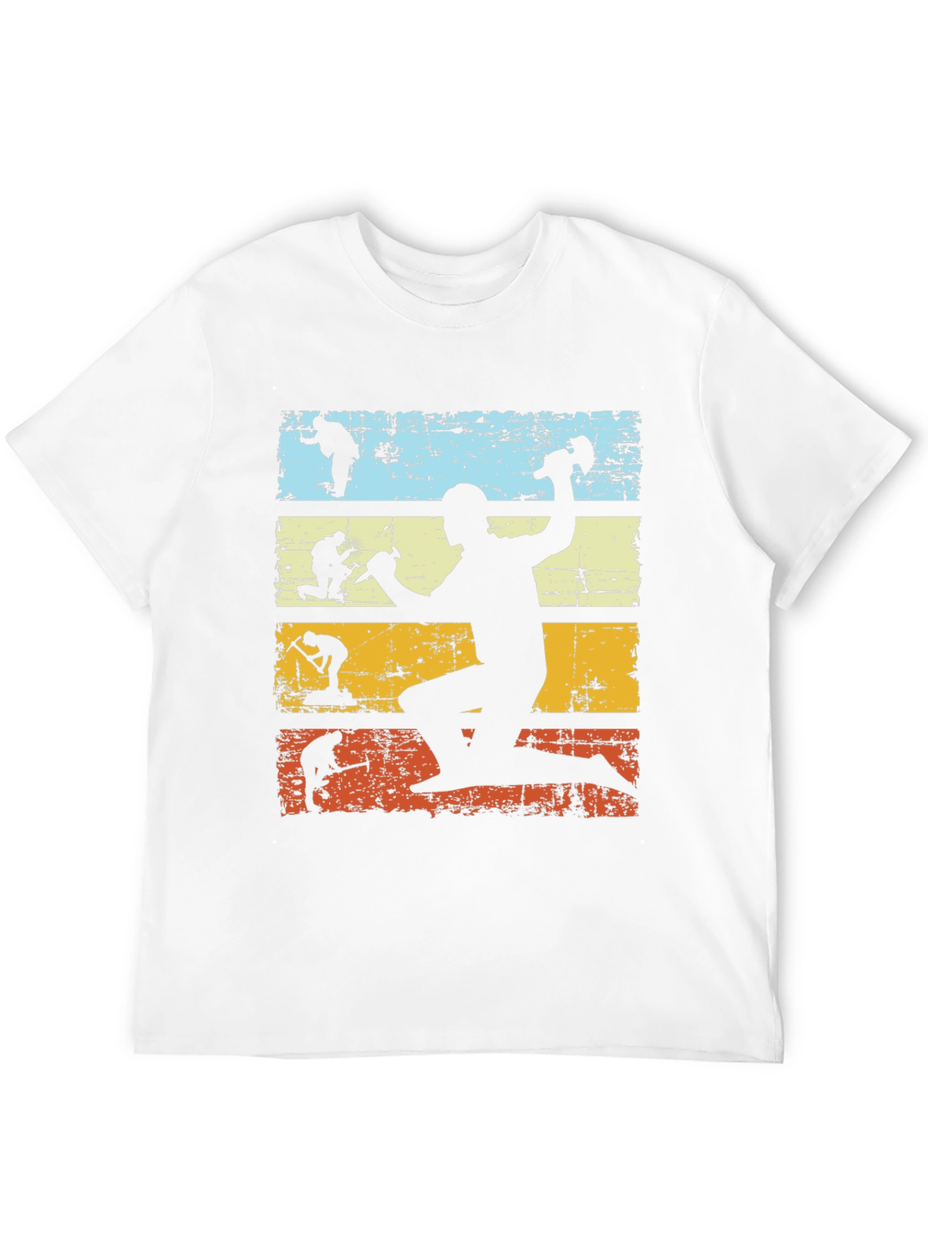 Retro Evolution Construction Worker Tee