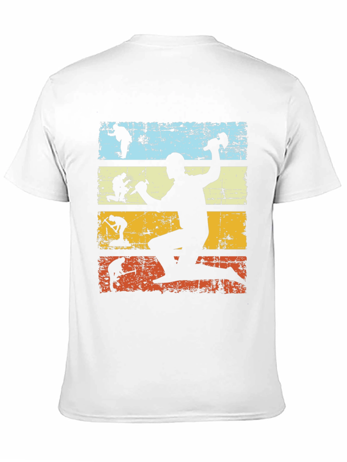 Retro Evolution Construction Worker Tee