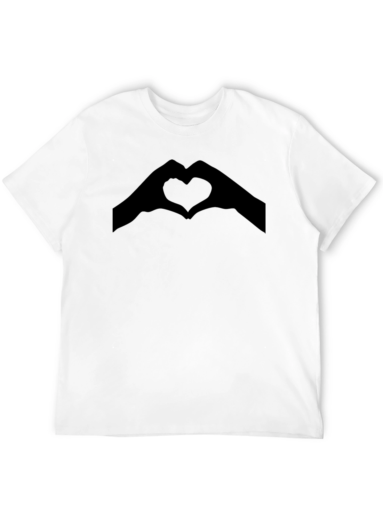 Love Hands Graphic T-Shirt - Stylish Black Tee