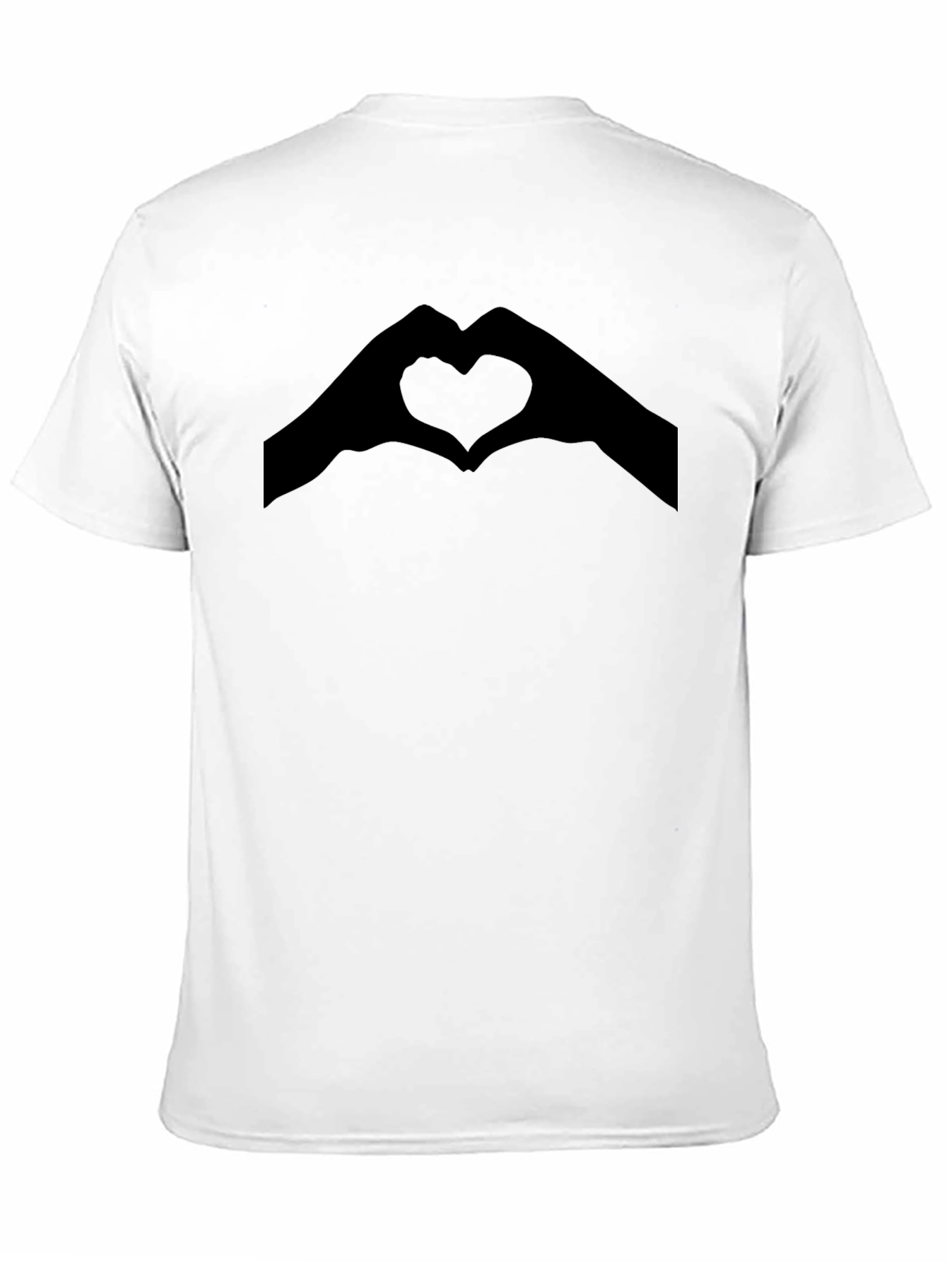 Love Hands Graphic T-Shirt - Stylish Black Tee