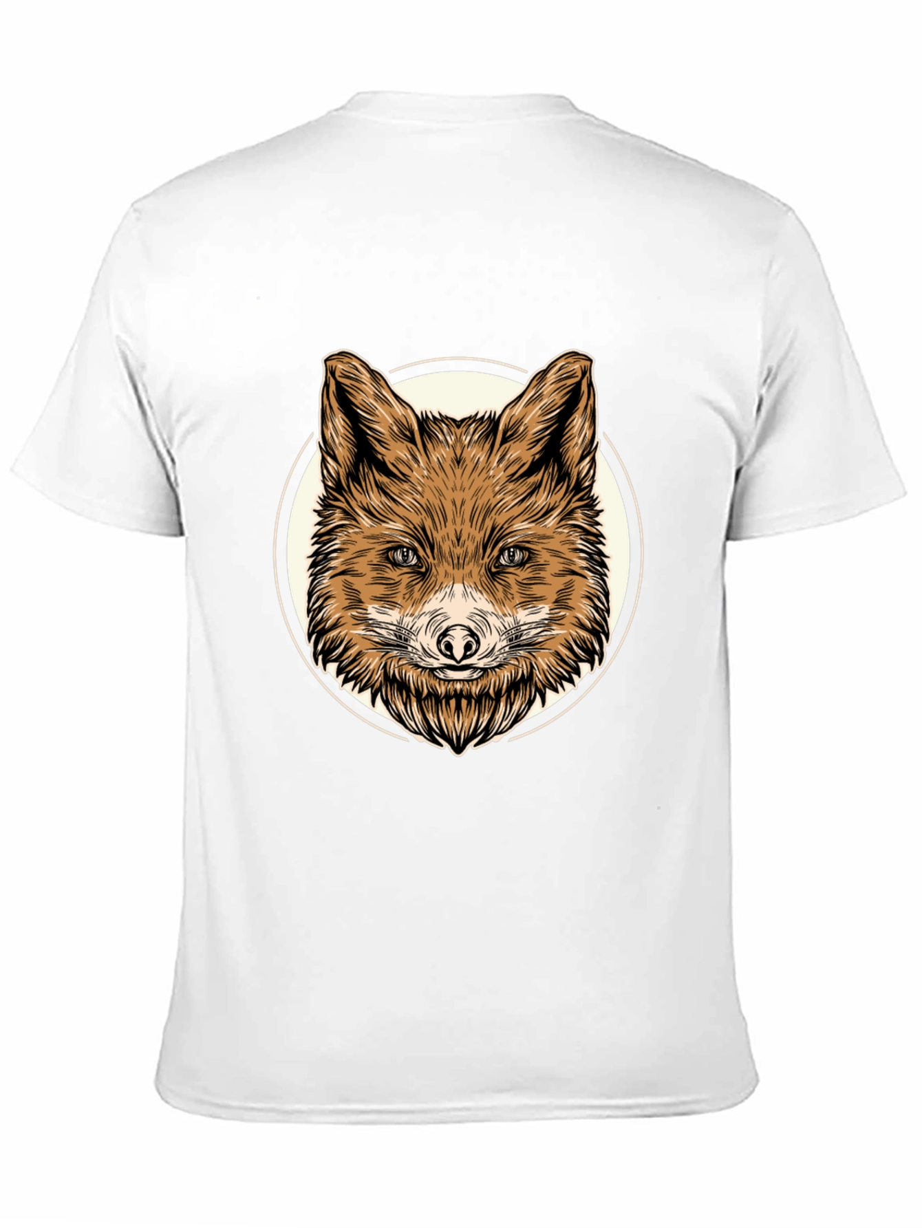 Fox Graphic Tee - Mens Black Cotton T-Shirt