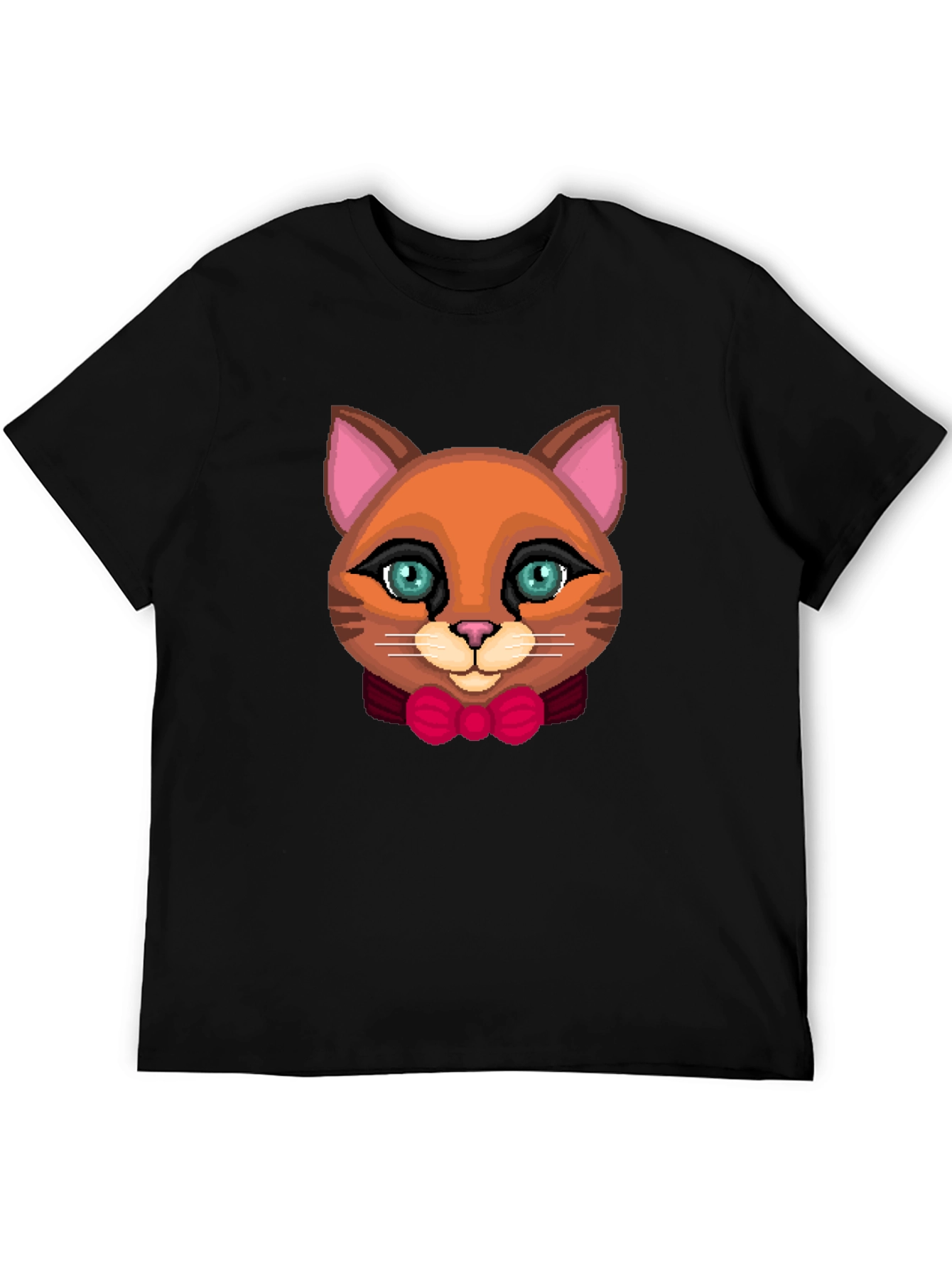 Cute Cat Bowtie Graphic Tee