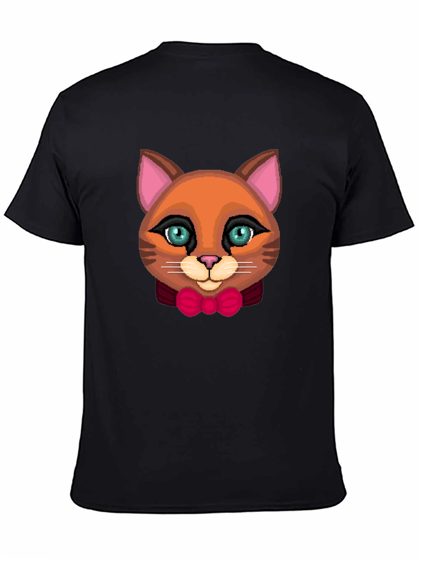 Cute Cat Bowtie Graphic Tee