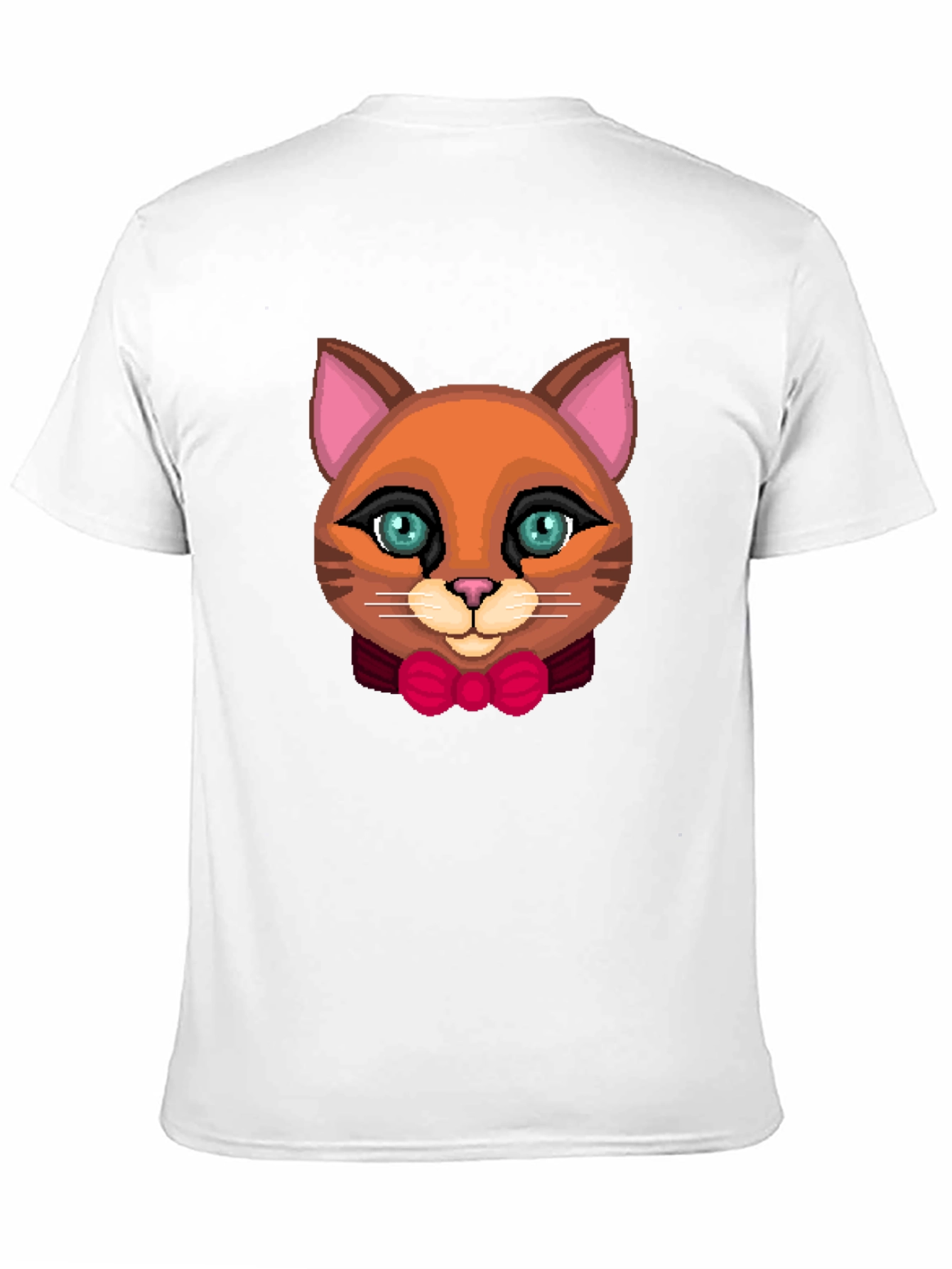 Cute Cat Bowtie Graphic Tee