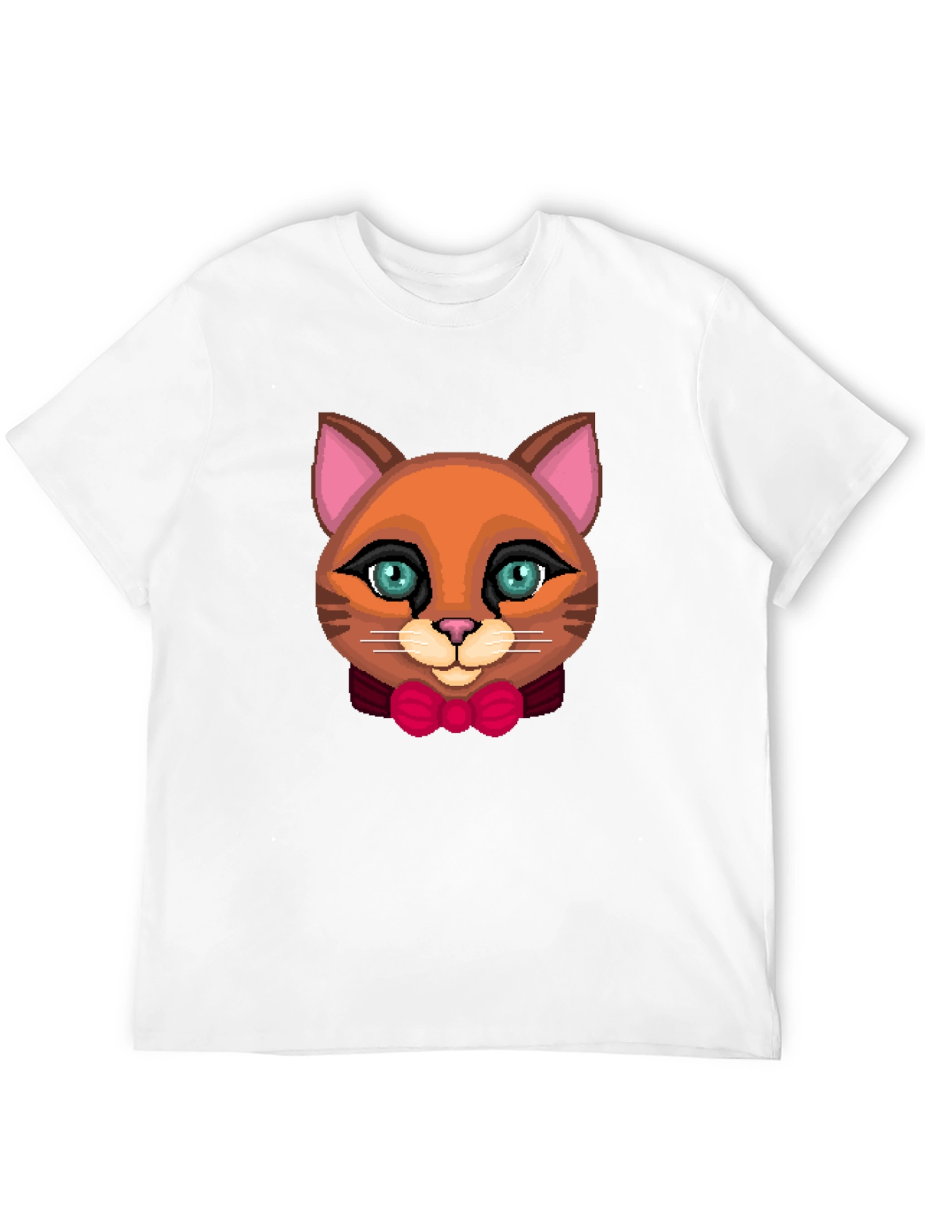 Cute Cat Bowtie Graphic Tee