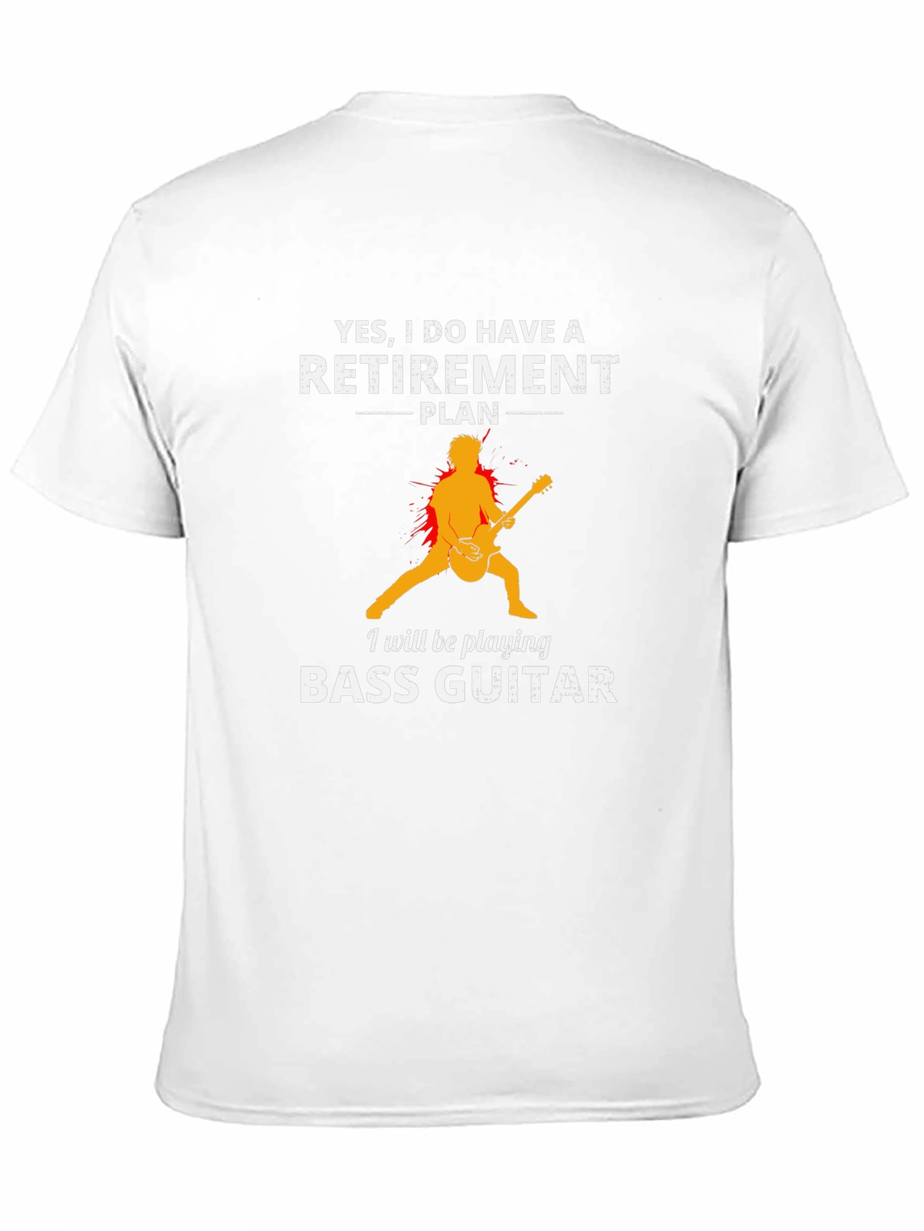Retirement Plan Bass Guitar T-Shirt