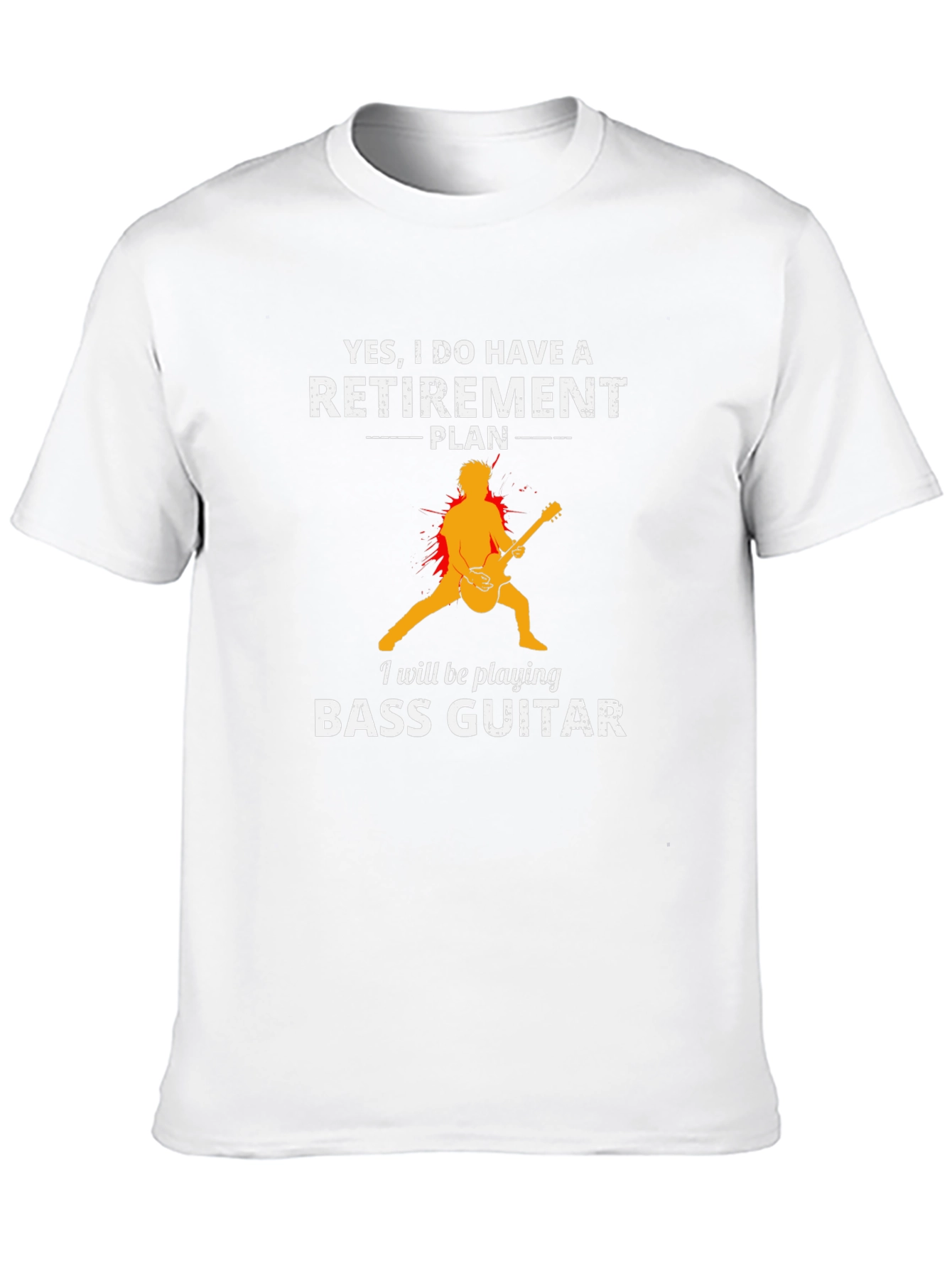 Retirement Plan Bass Guitar T-Shirt