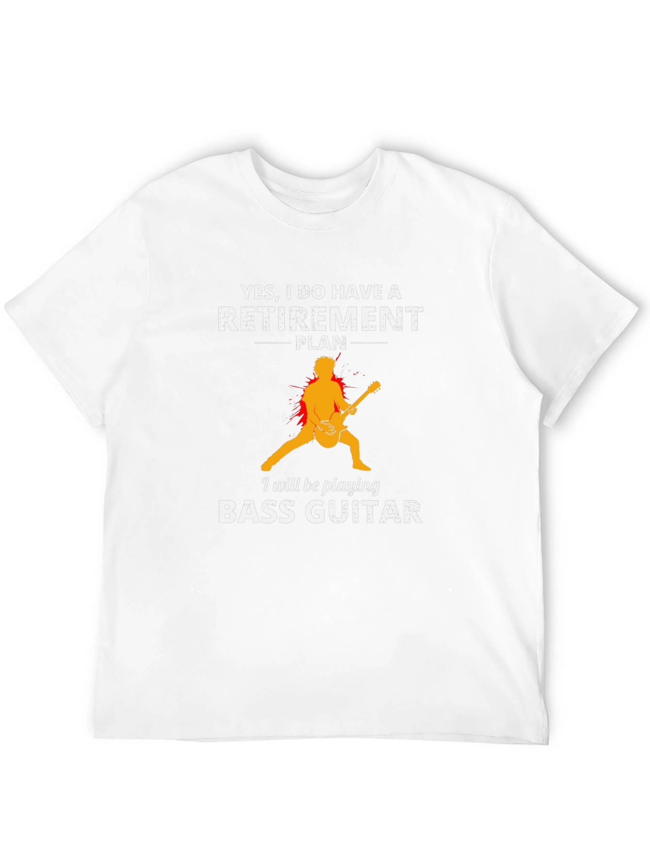 Retirement Plan Bass Guitar T-Shirt