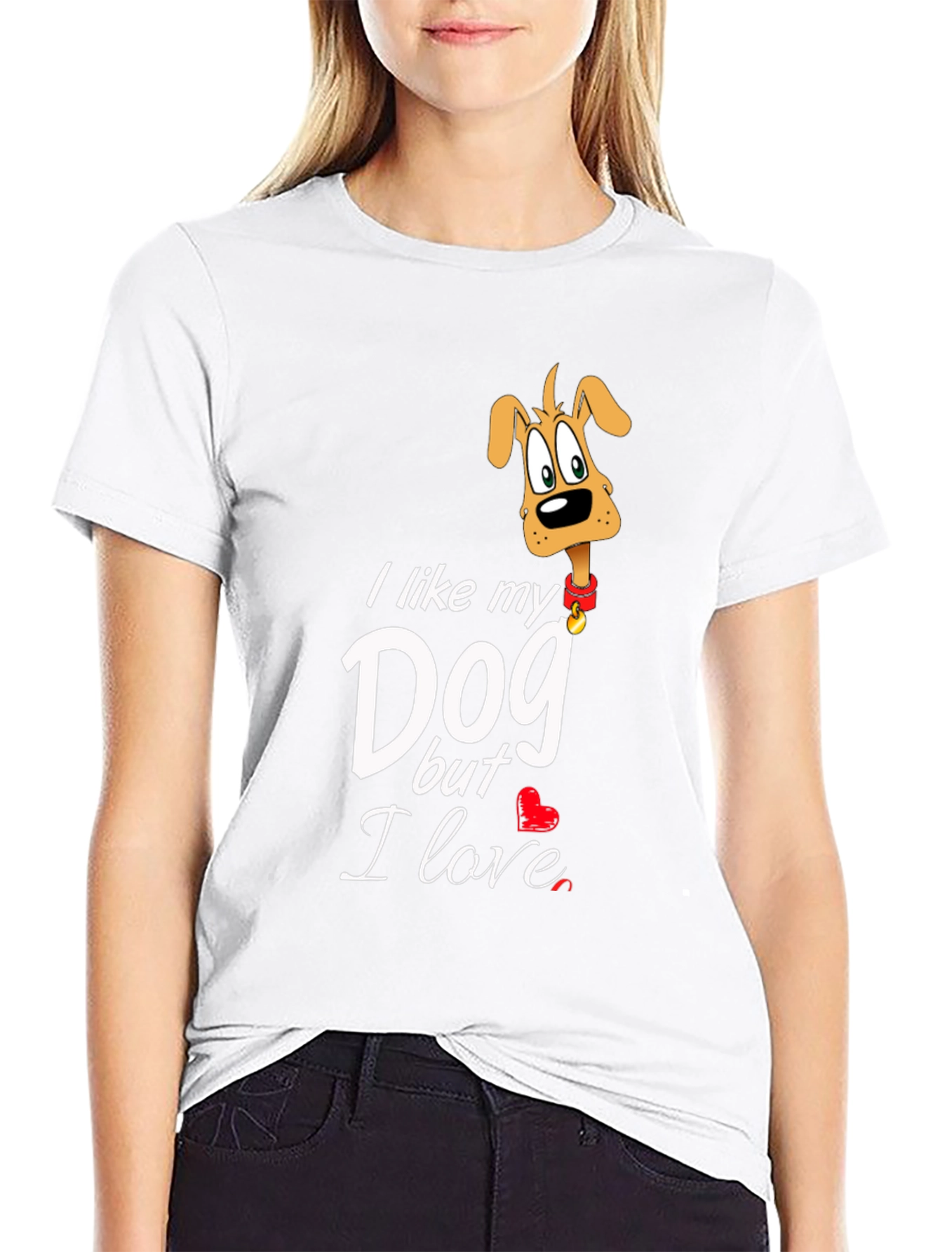 I Love My Dog Graphic T-Shirt