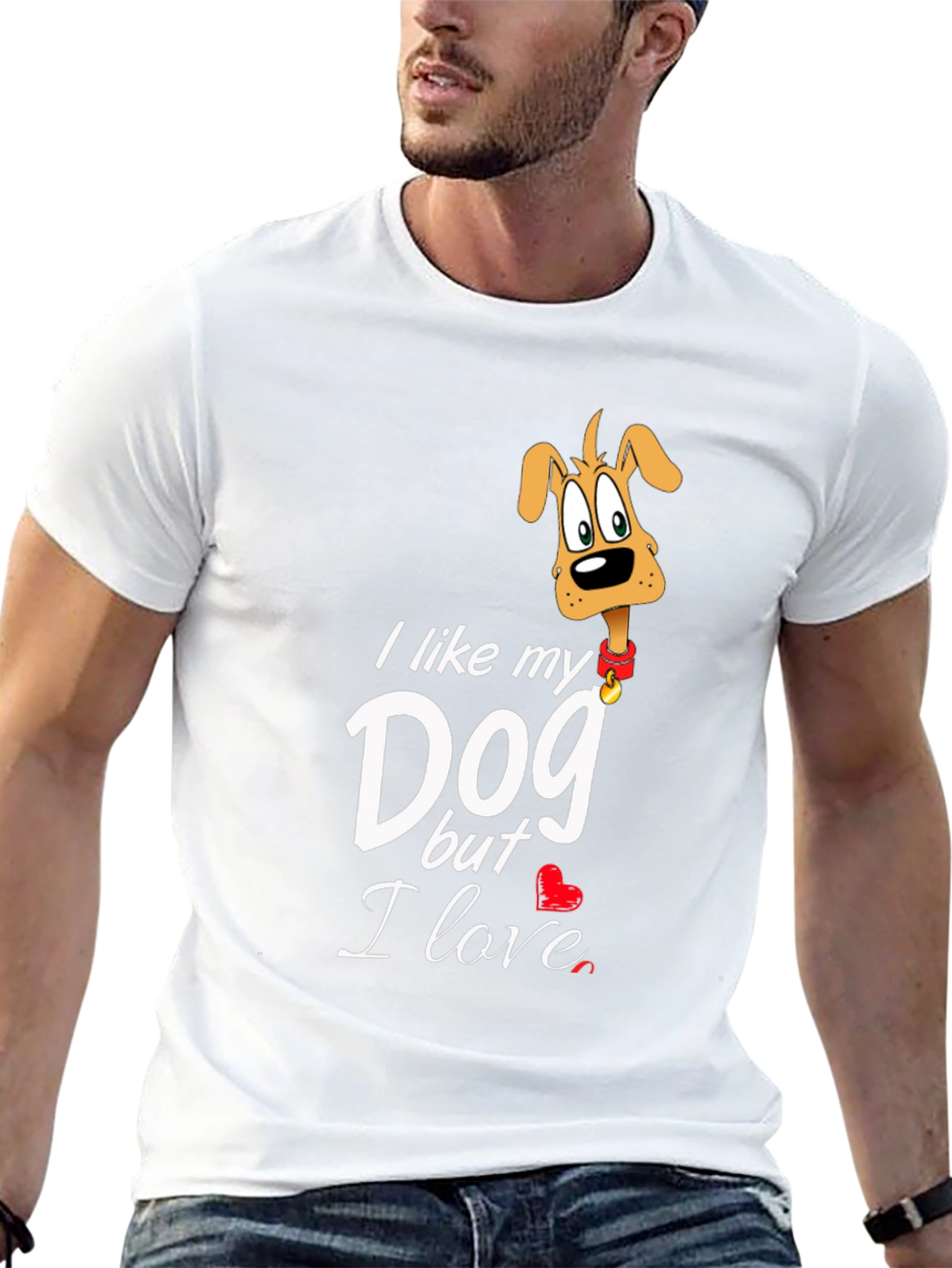 I Love My Dog Graphic T-Shirt