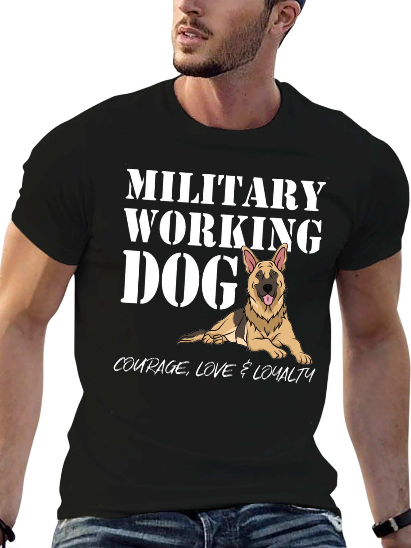 Military Working Dog Graphic Tee