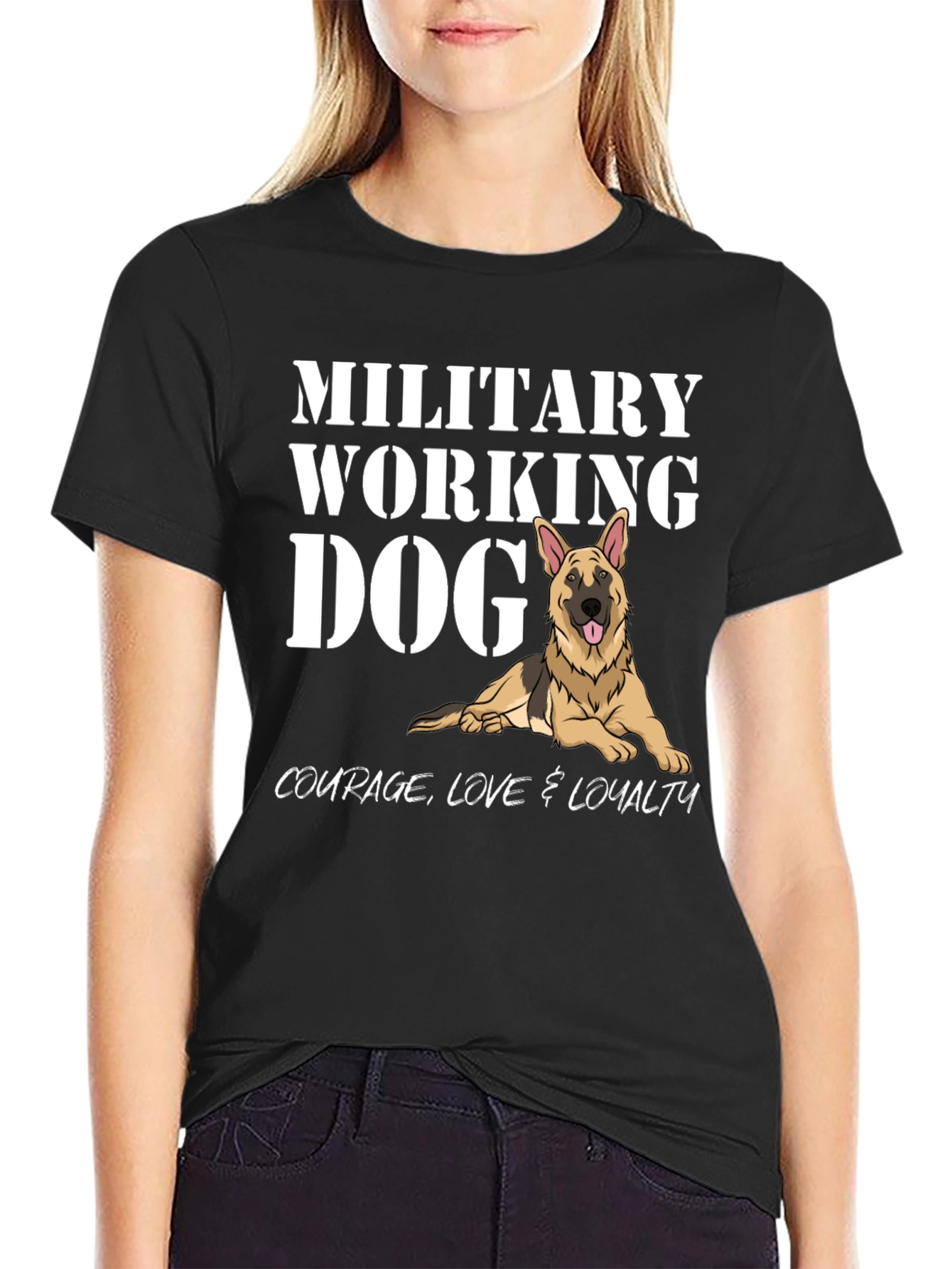 Military Working Dog Graphic Tee