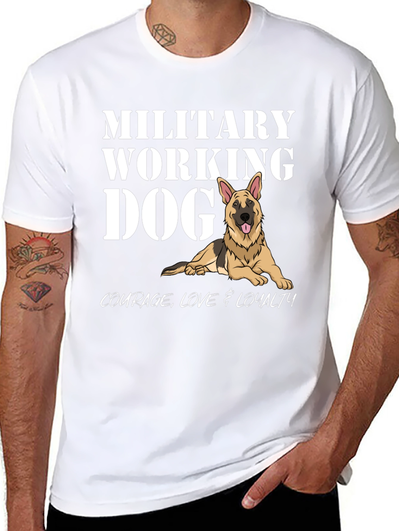 Military Working Dog Graphic Tee