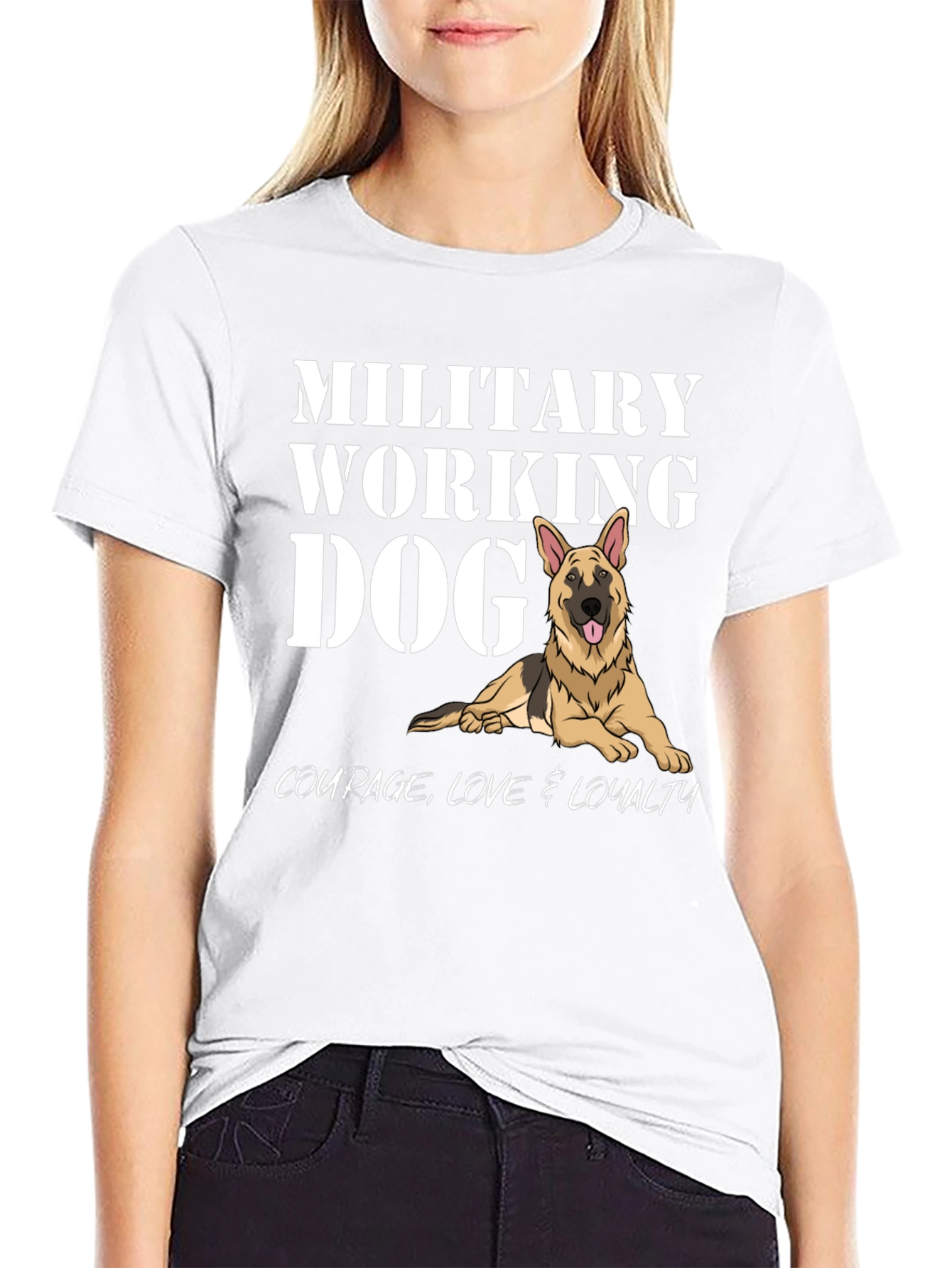 Military Working Dog Graphic Tee