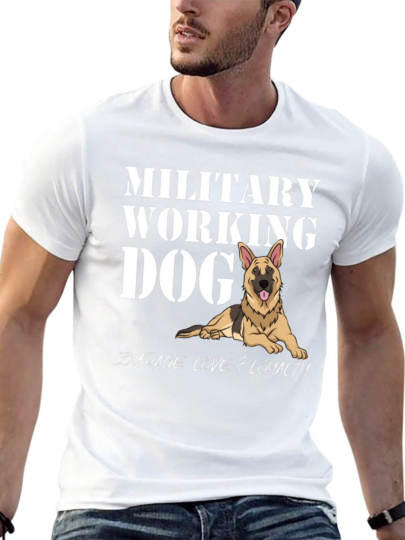 Military Working Dog Graphic Tee