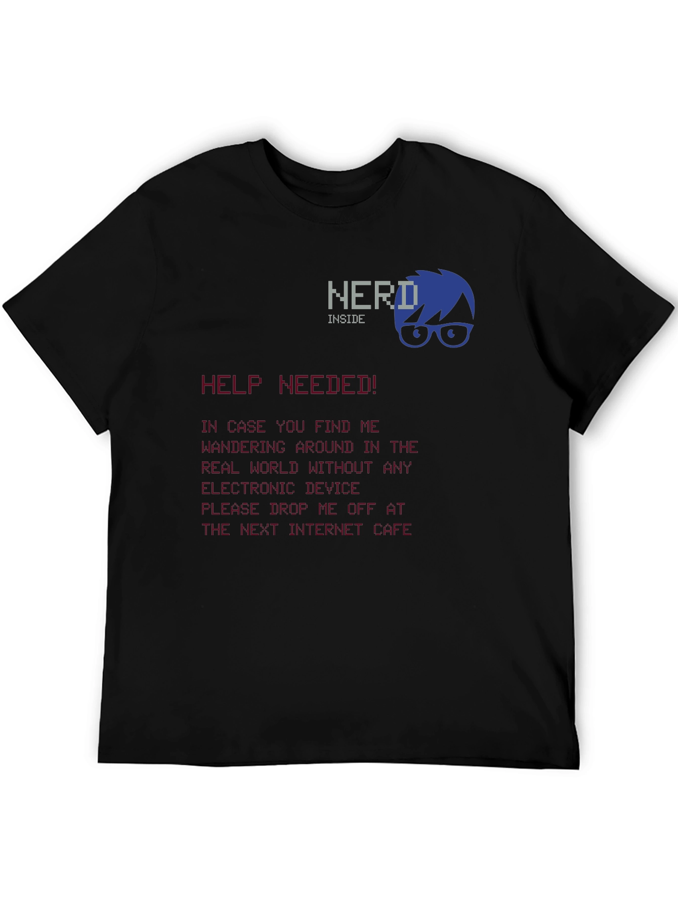 Nerd Inside Graphic Tee - Funny Geek T-Shirt