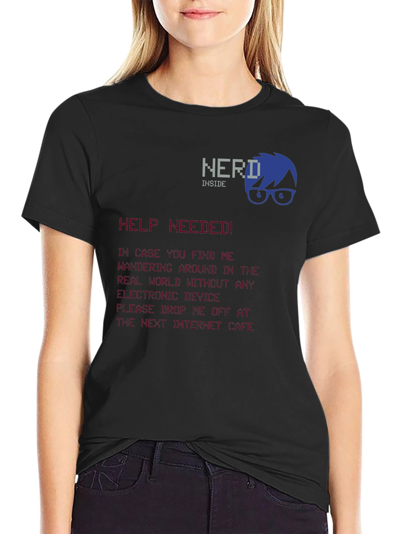 Nerd Inside Graphic Tee - Funny Geek T-Shirt