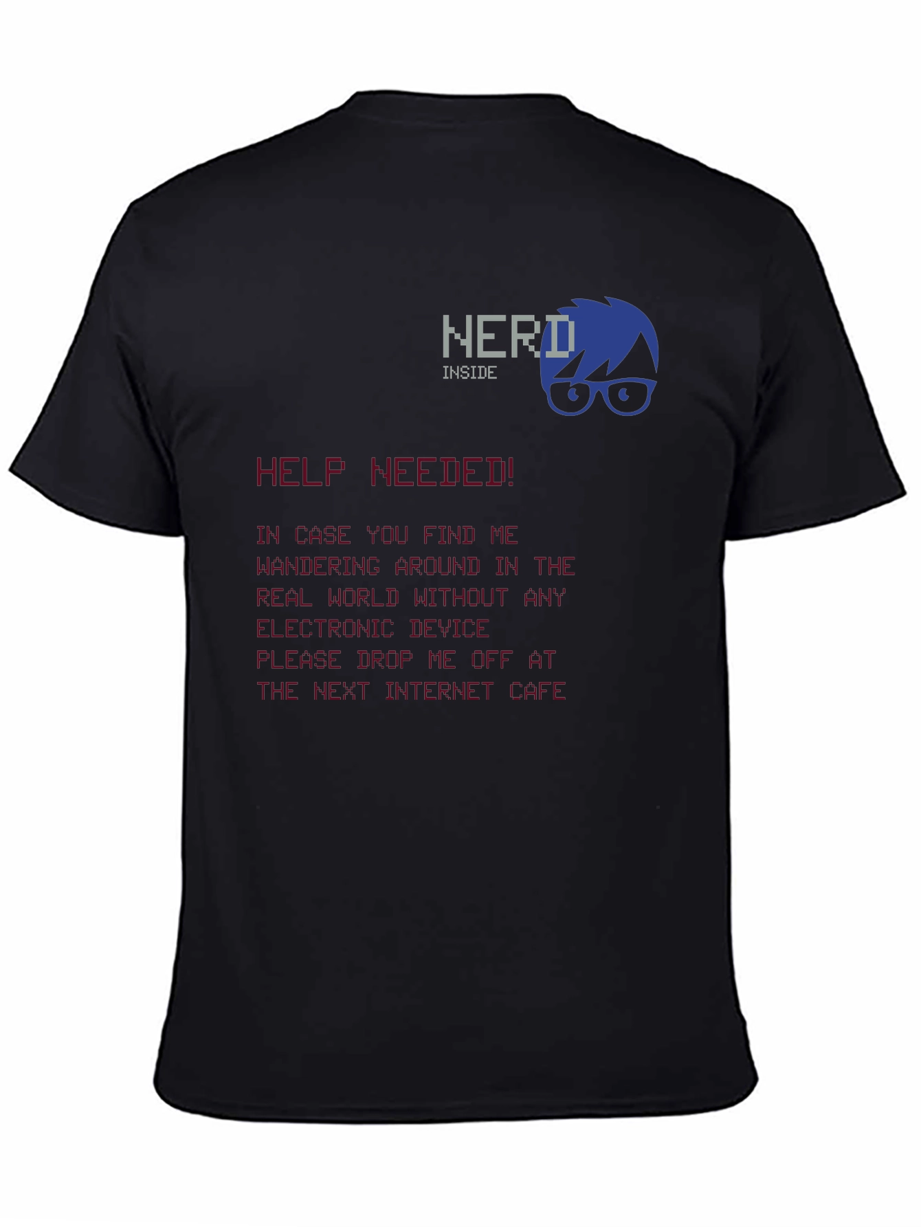 Nerd Inside Graphic Tee - Funny Geek T-Shirt