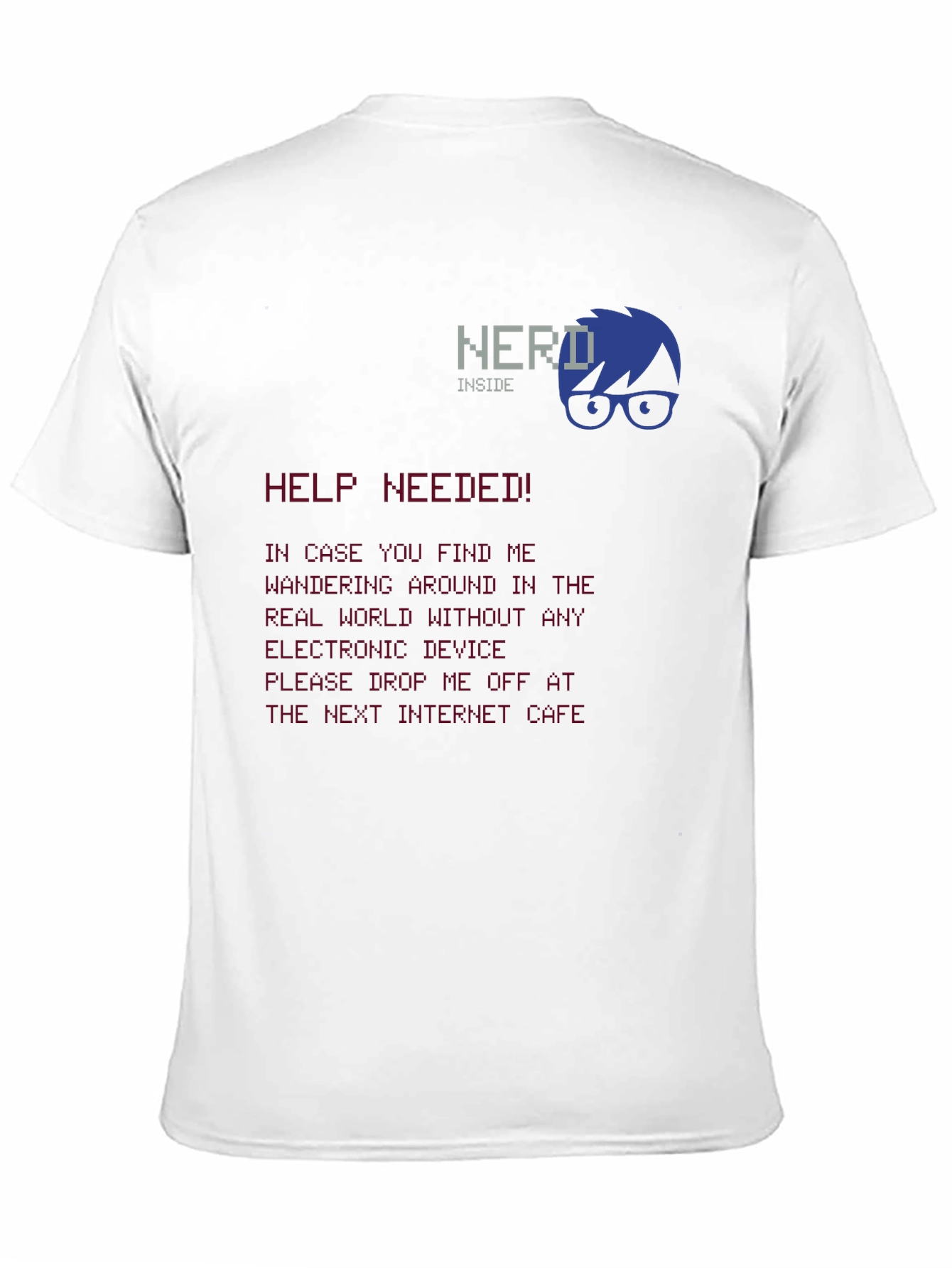 Nerd Inside Graphic Tee - Funny Geek T-Shirt