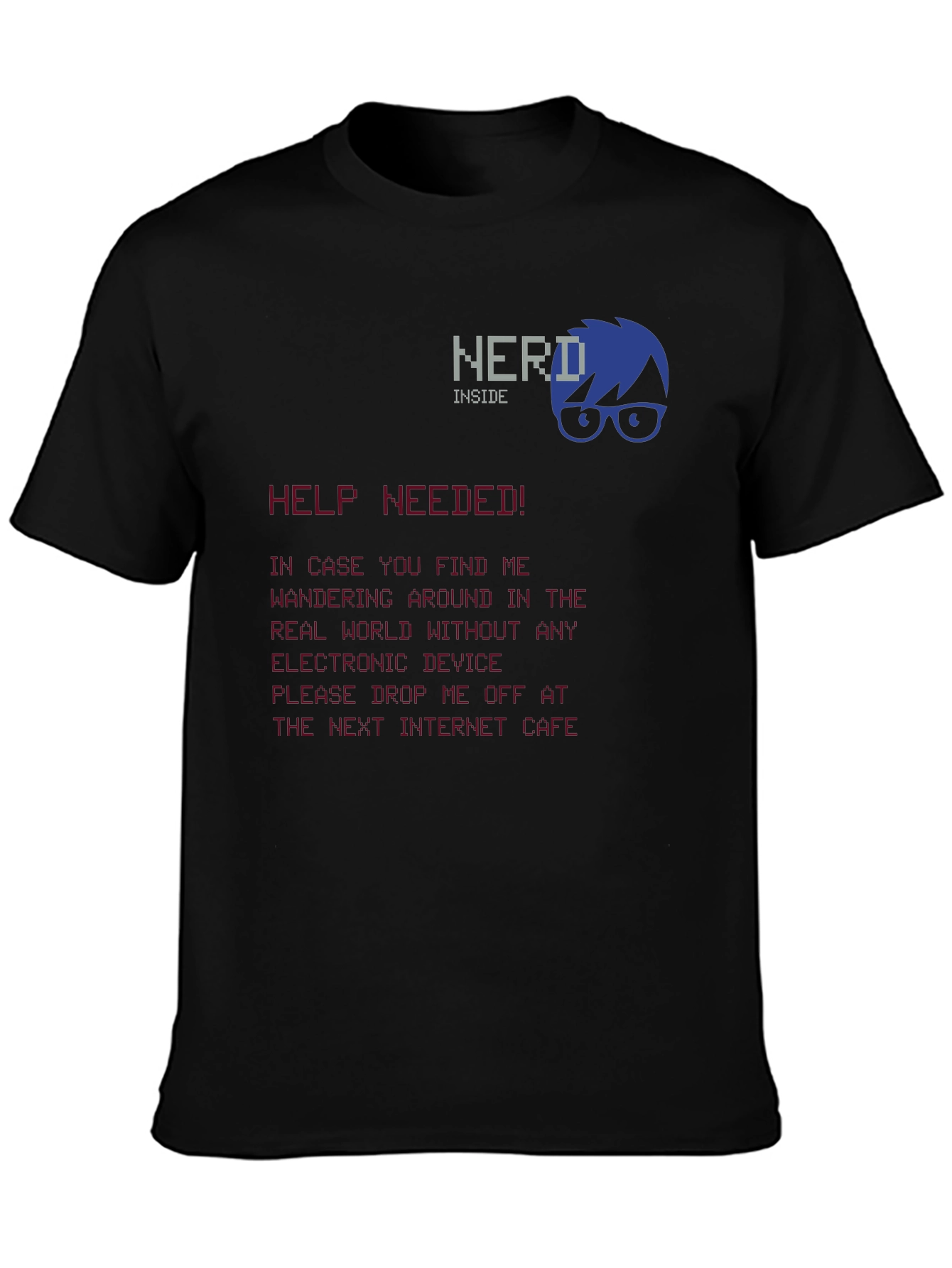 Nerd Inside Graphic Tee - Funny Geek T-Shirt