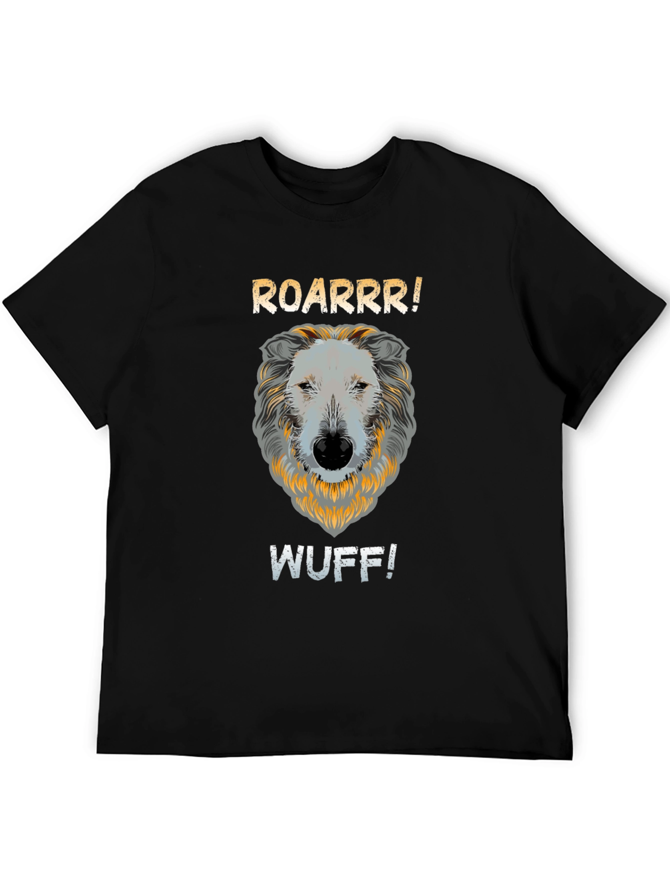 Roarrr! Wuff! Dog T-Shirt - Funny Animal Tee