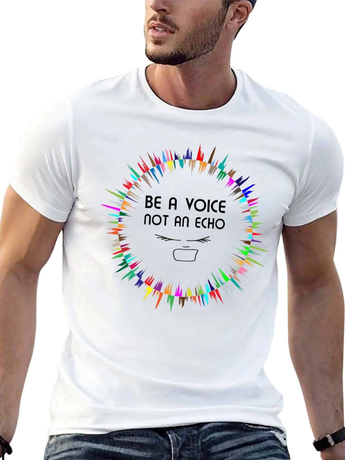Be a Voice Not an Echo Graphic Tee