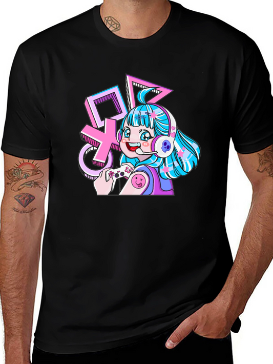 Gamer Girl Black T-Shirt