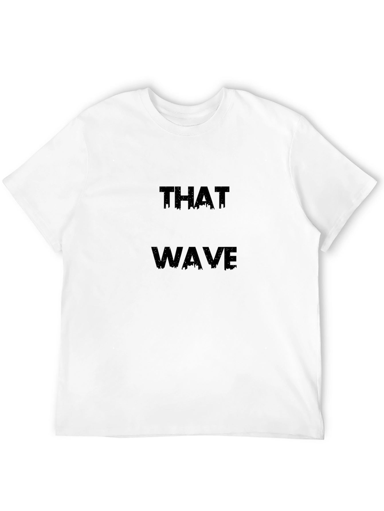That Wave Black T-Shirt: Modern Streetwear