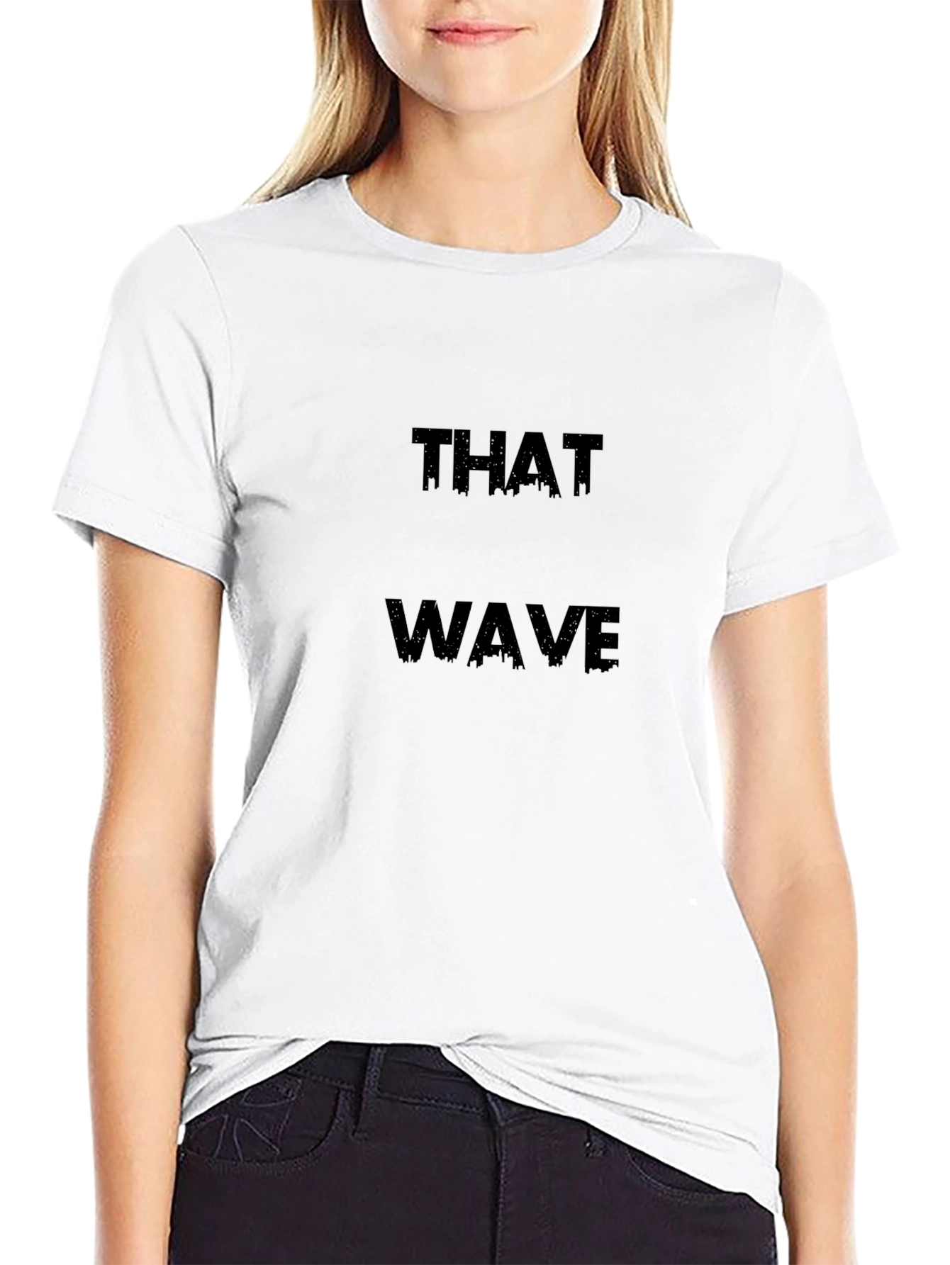 That Wave Black T-Shirt: Modern Streetwear