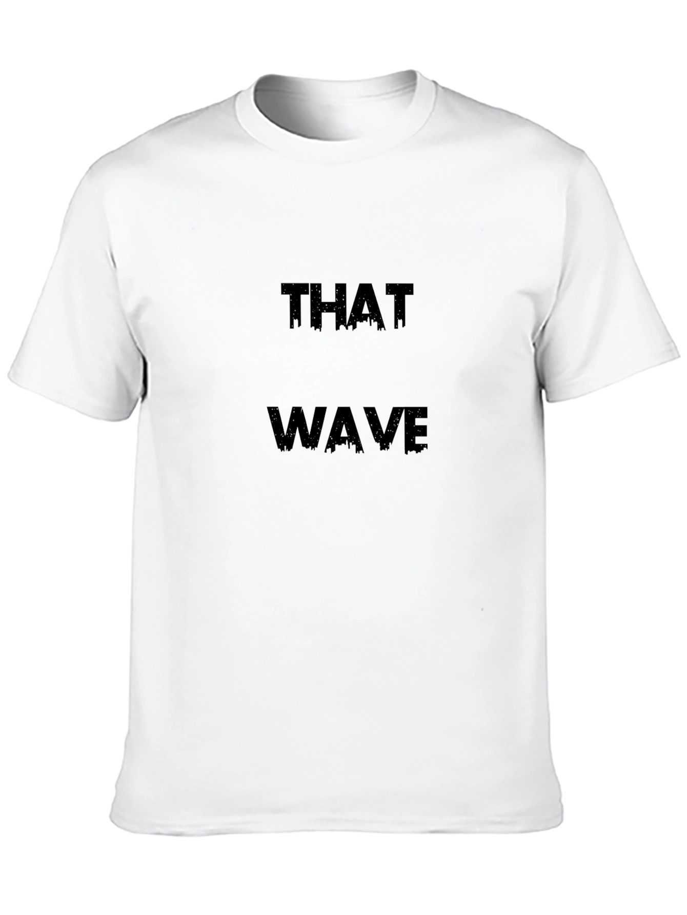 That Wave Black T-Shirt: Modern Streetwear