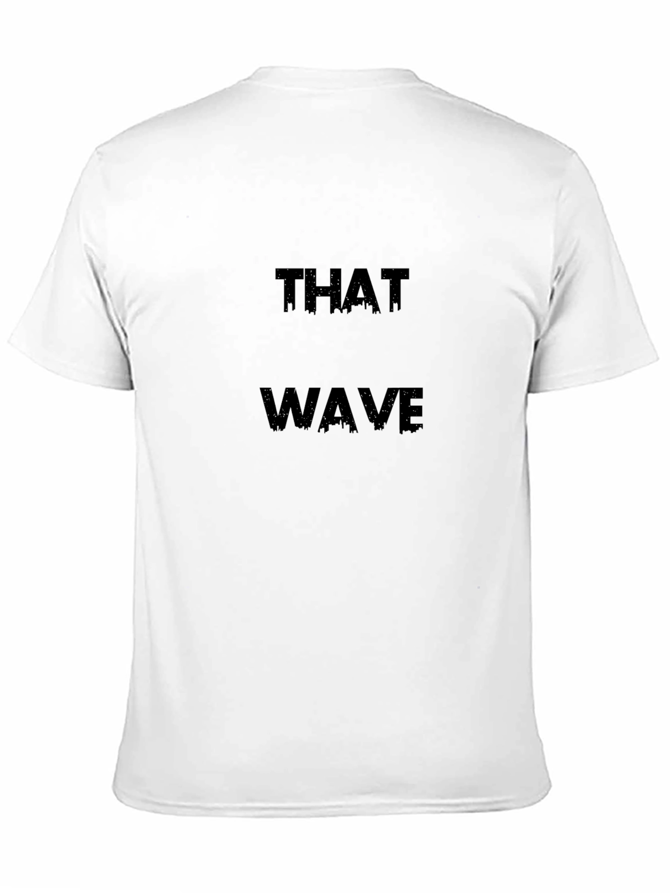 That Wave Black T-Shirt: Modern Streetwear