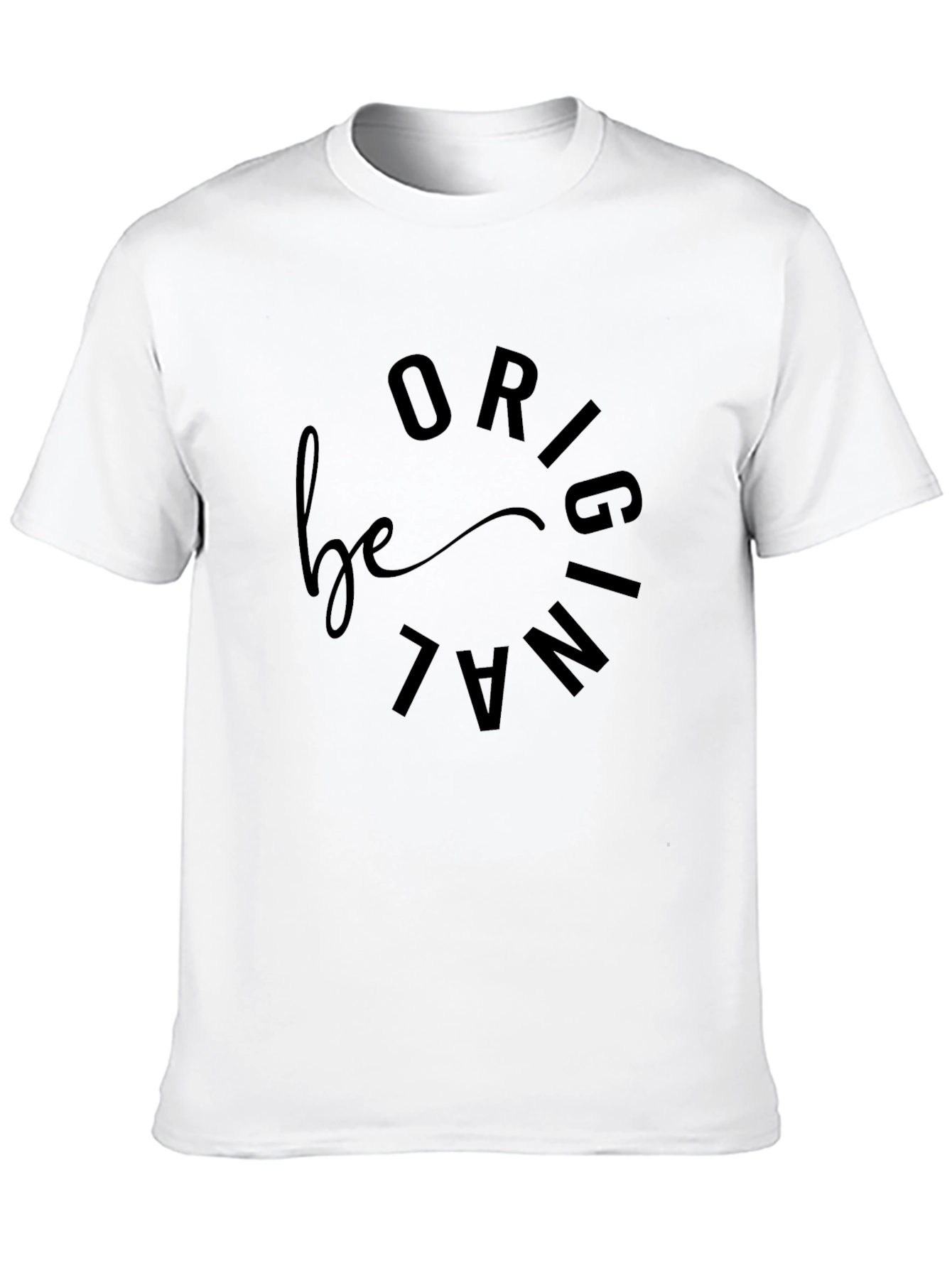 Be Original Black Graphic Tee