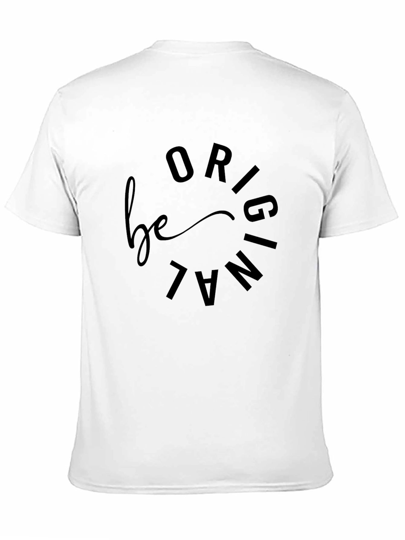 Be Original Black Graphic Tee