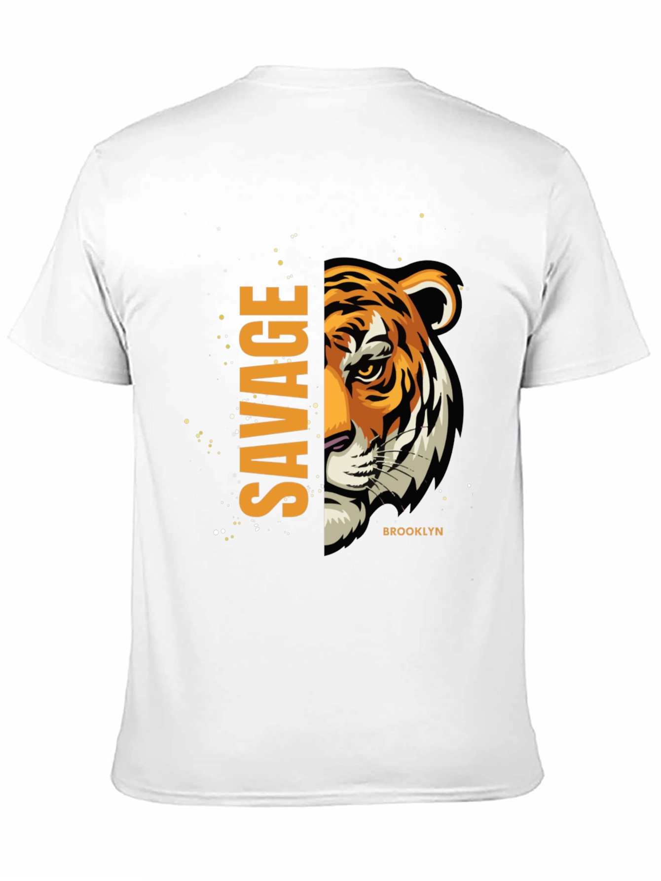 Savage Brooklyn Graphic Tee - Fierce Tiger Print