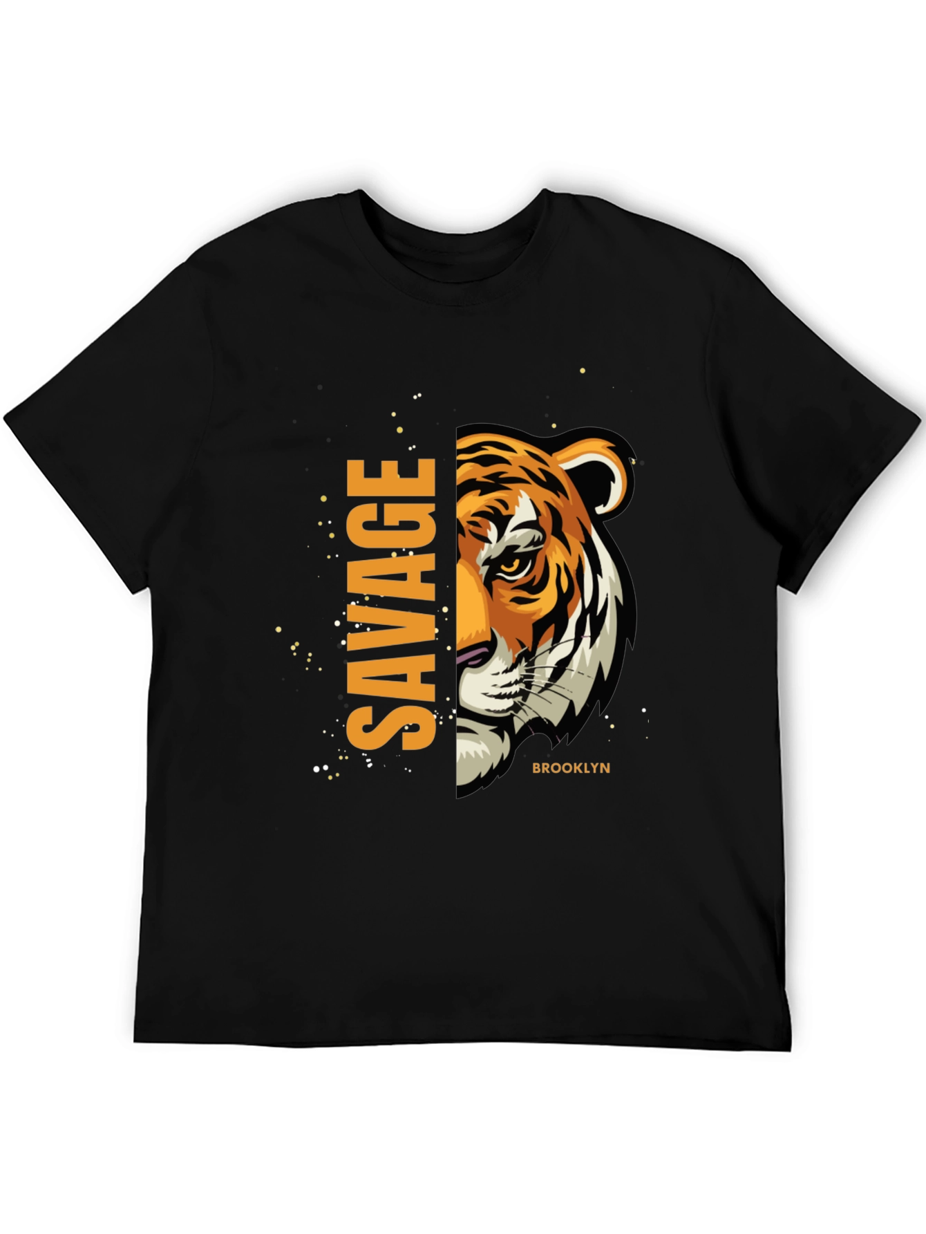 Savage Brooklyn Graphic Tee - Fierce Tiger Print