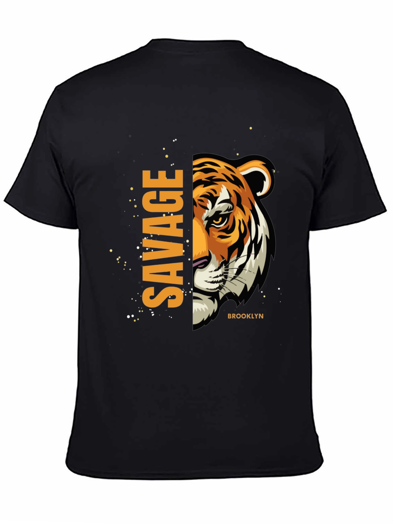 Savage Brooklyn Graphic Tee - Fierce Tiger Print
