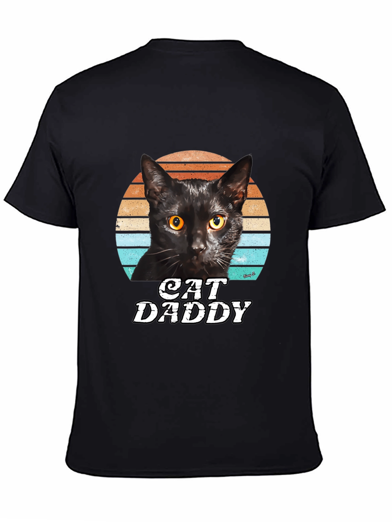 Cat Daddy Black T-Shirt