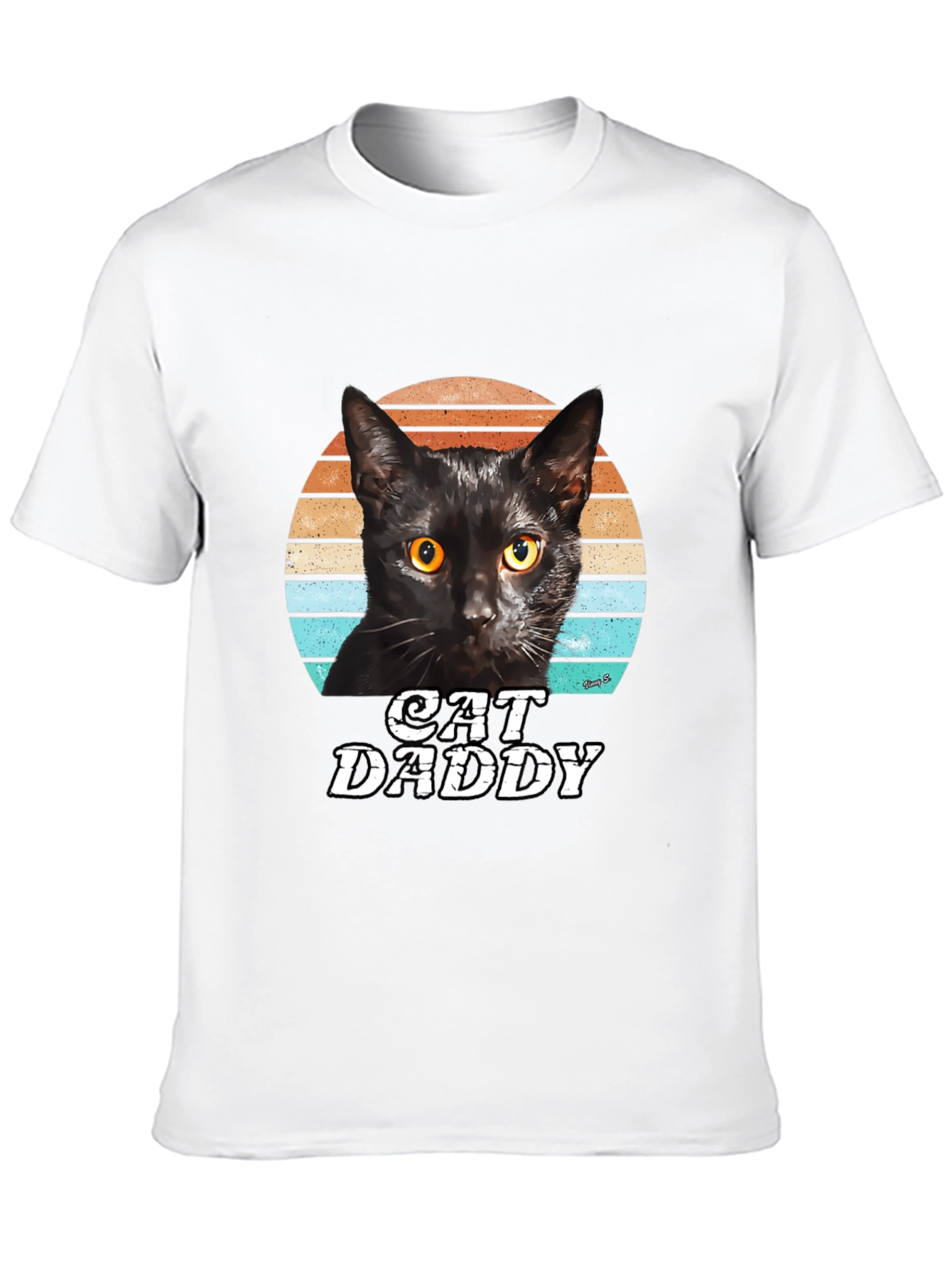 Cat Daddy Black T-Shirt