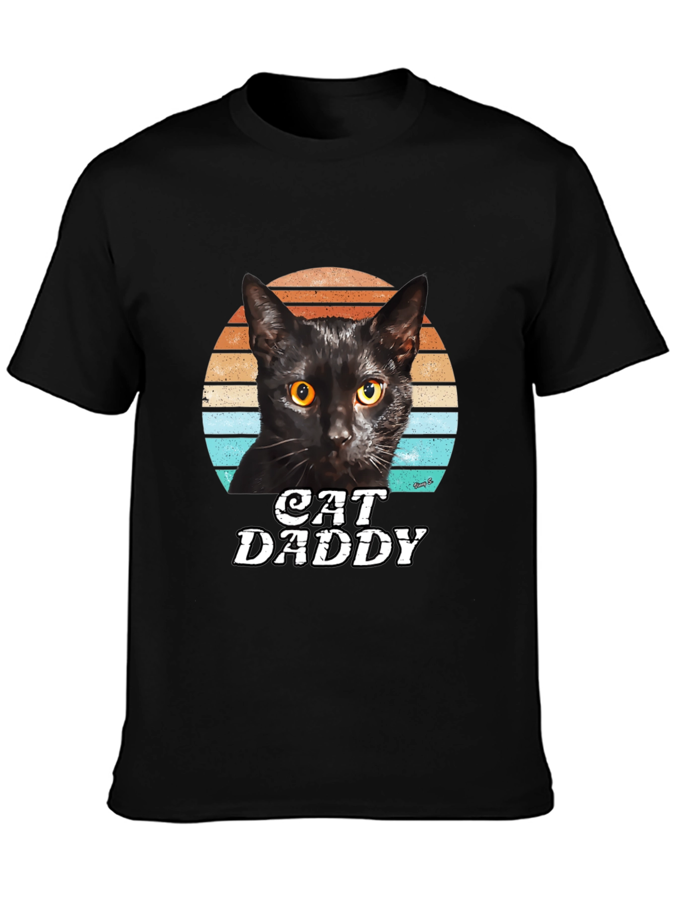 Cat Daddy Black T-Shirt